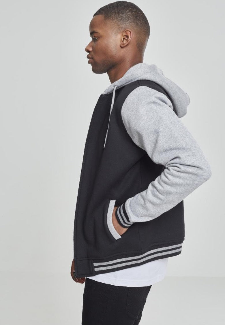 Urban Classics - 2 Tone Black/Grey - Zipper | Men-Image