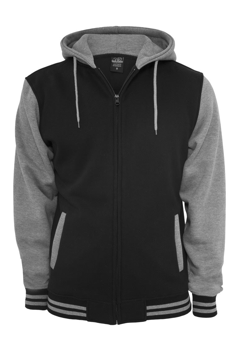 Urban Classics - 2 Tone Black/Grey - Zipper | Men-Image