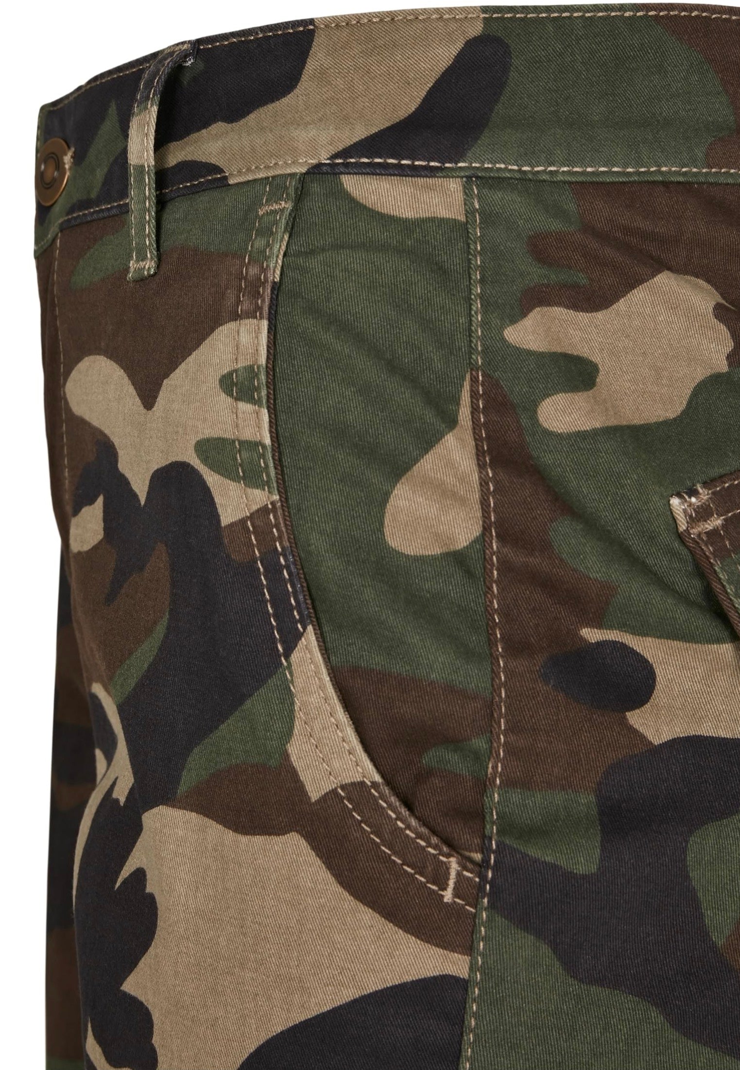 Urban Classics - Ladies High Waist Cargo Woodcamo - Pants | Women-Image