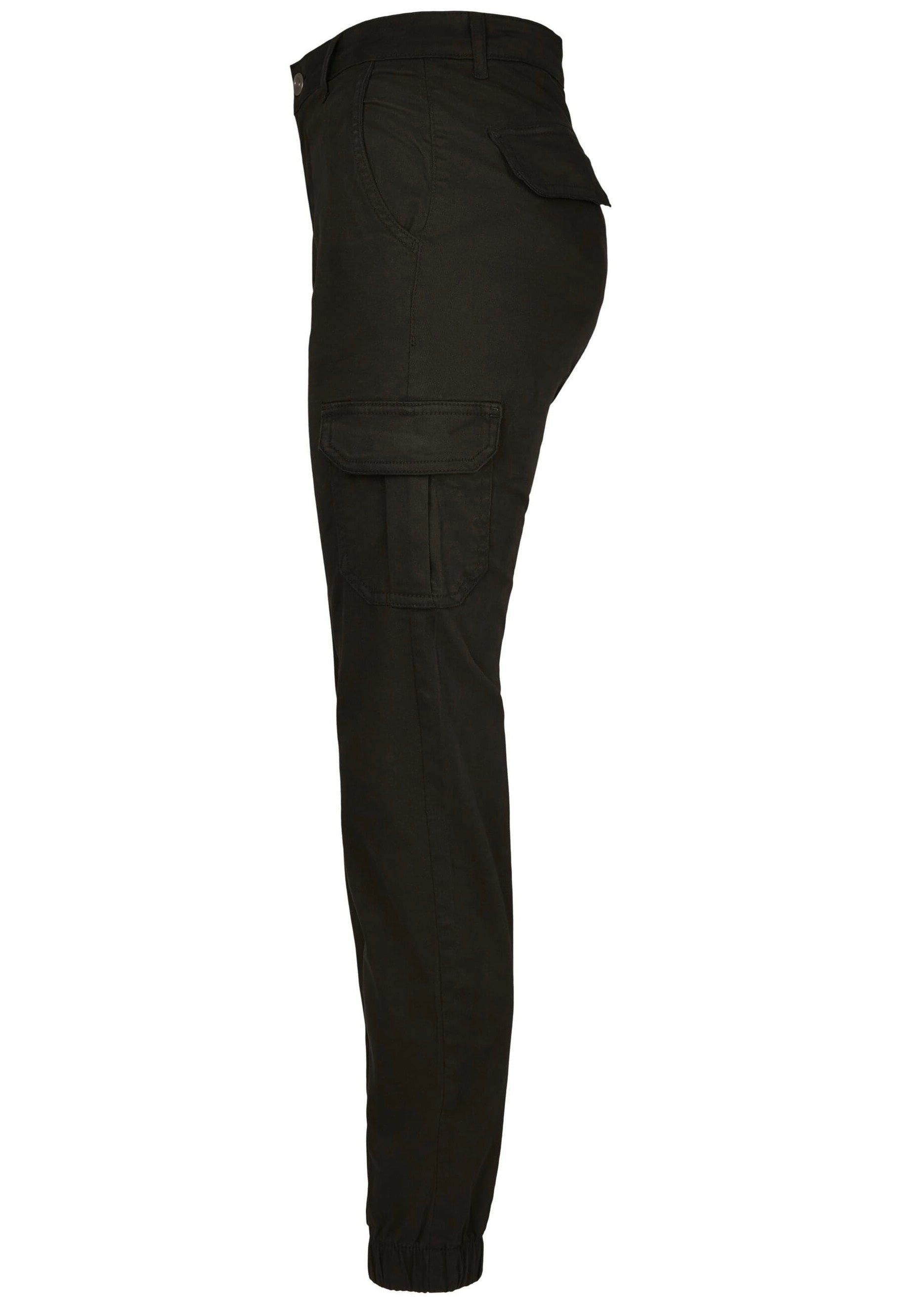 Urban Classics - Ladies High Waist Cargo Black - Pants | Women-Image