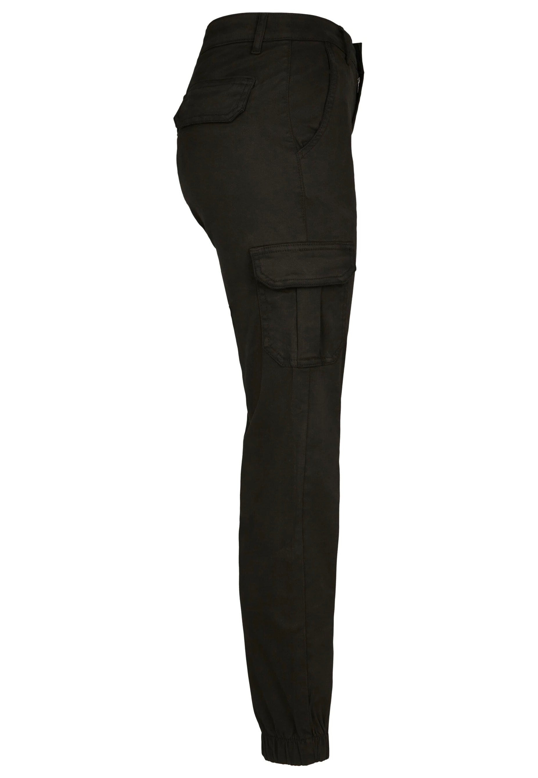 Urban Classics - Ladies High Waist Cargo Black - Pants | Women-Image