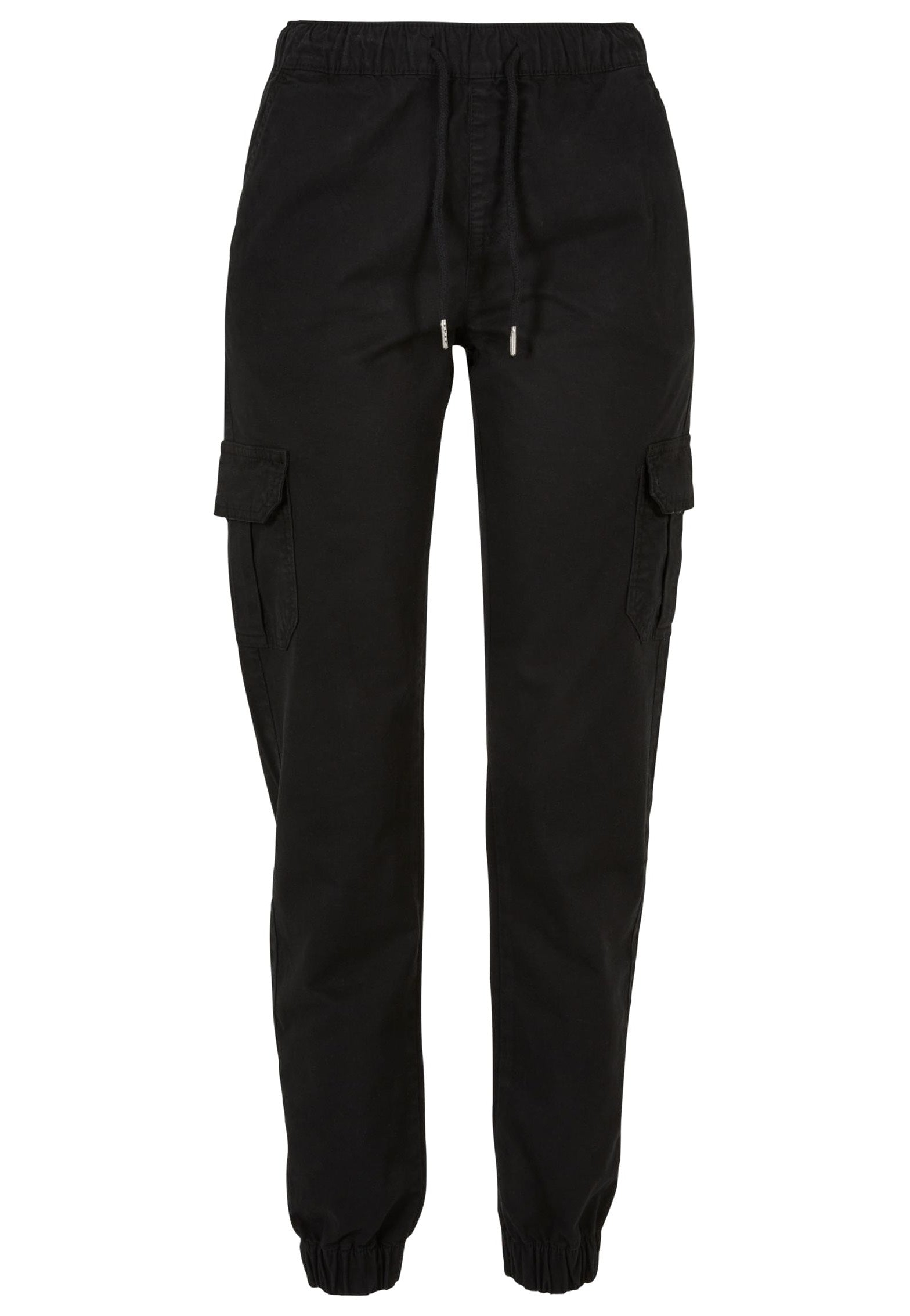 Urban Classics - Ladies High Waist Cargo Black - Pants | Women-Image