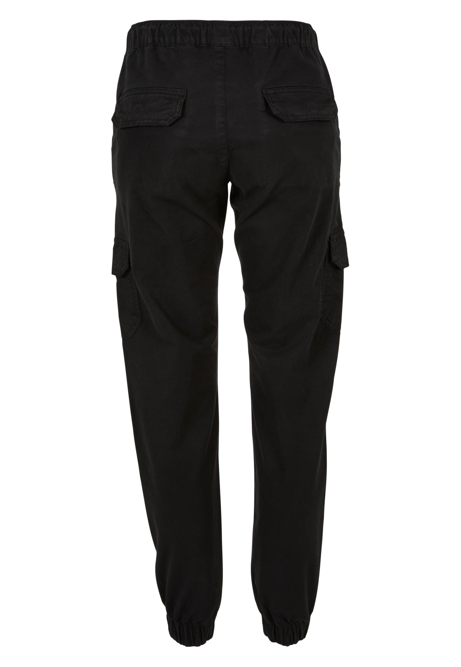 Urban Classics - Ladies High Waist Cargo Black - Pants | Women-Image