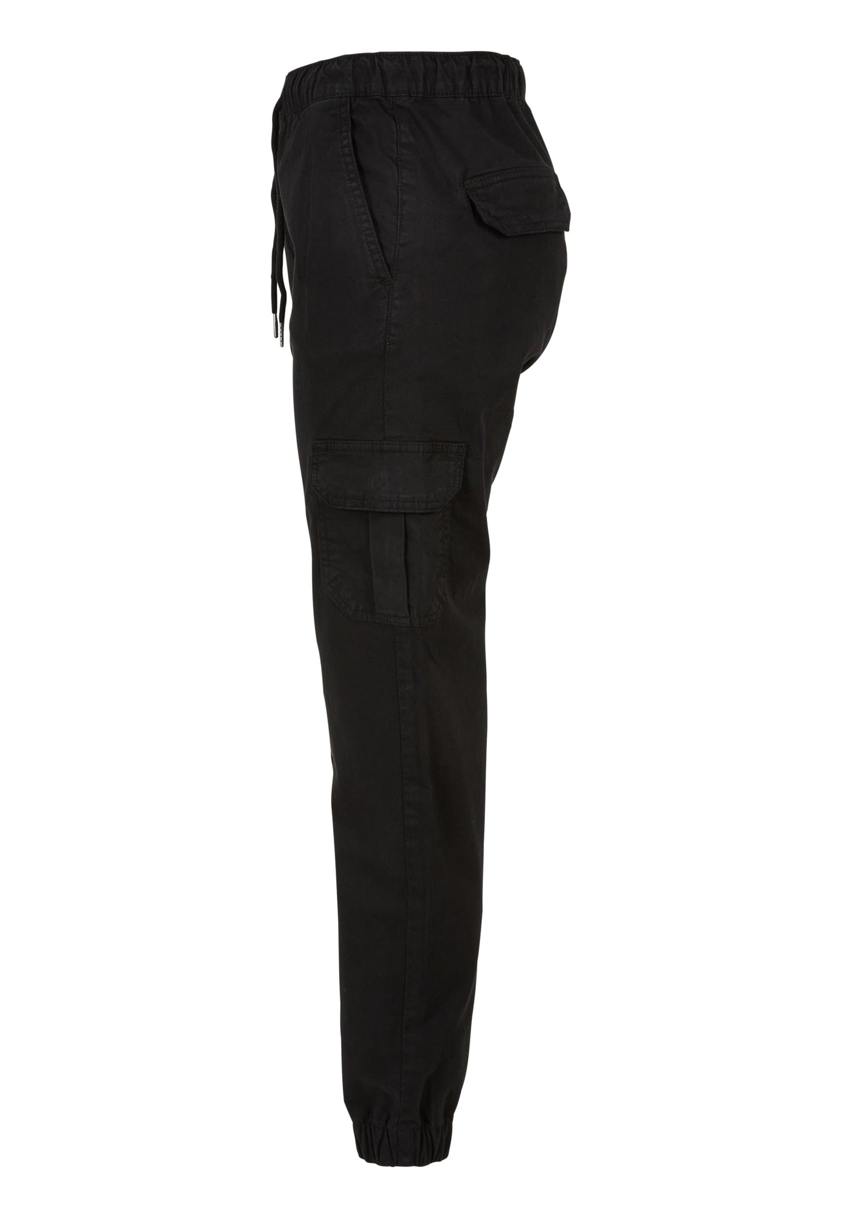 Urban Classics - Ladies High Waist Cargo Black - Pants | Women-Image