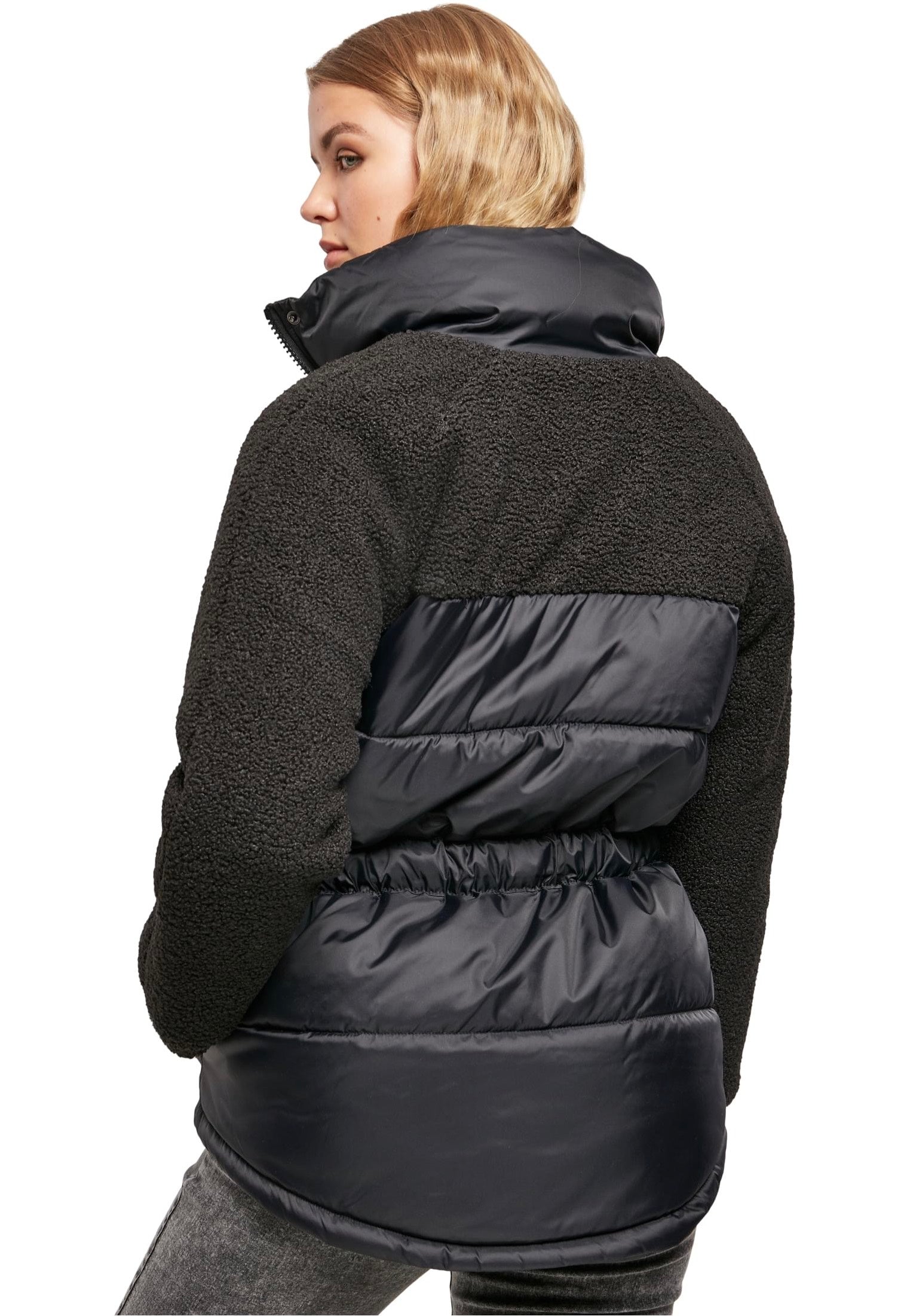 Urban Classics - Sherpa Mix Black - Jacket | Women-Image