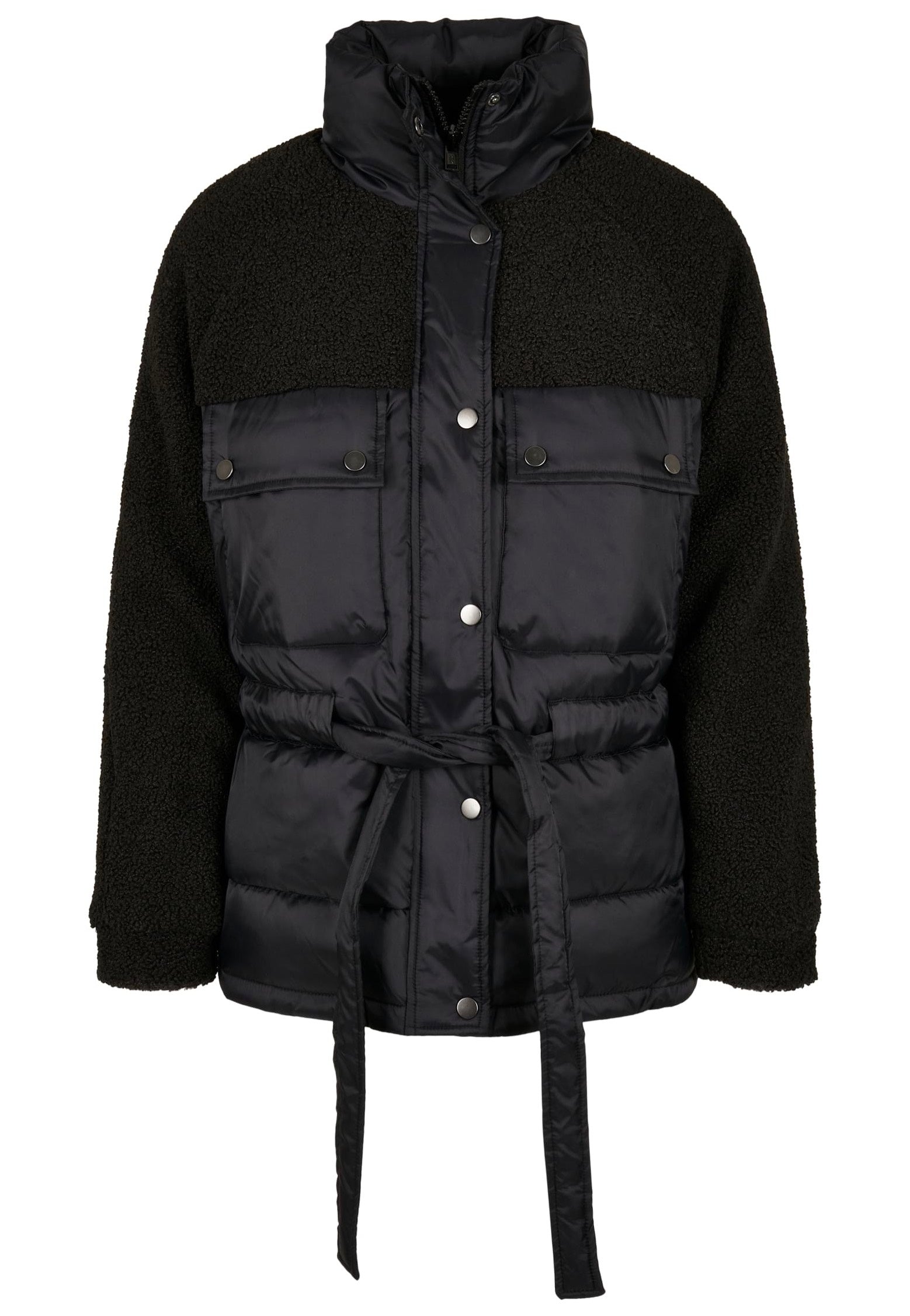 Urban Classics - Sherpa Mix Black - Jacket | Women-Image