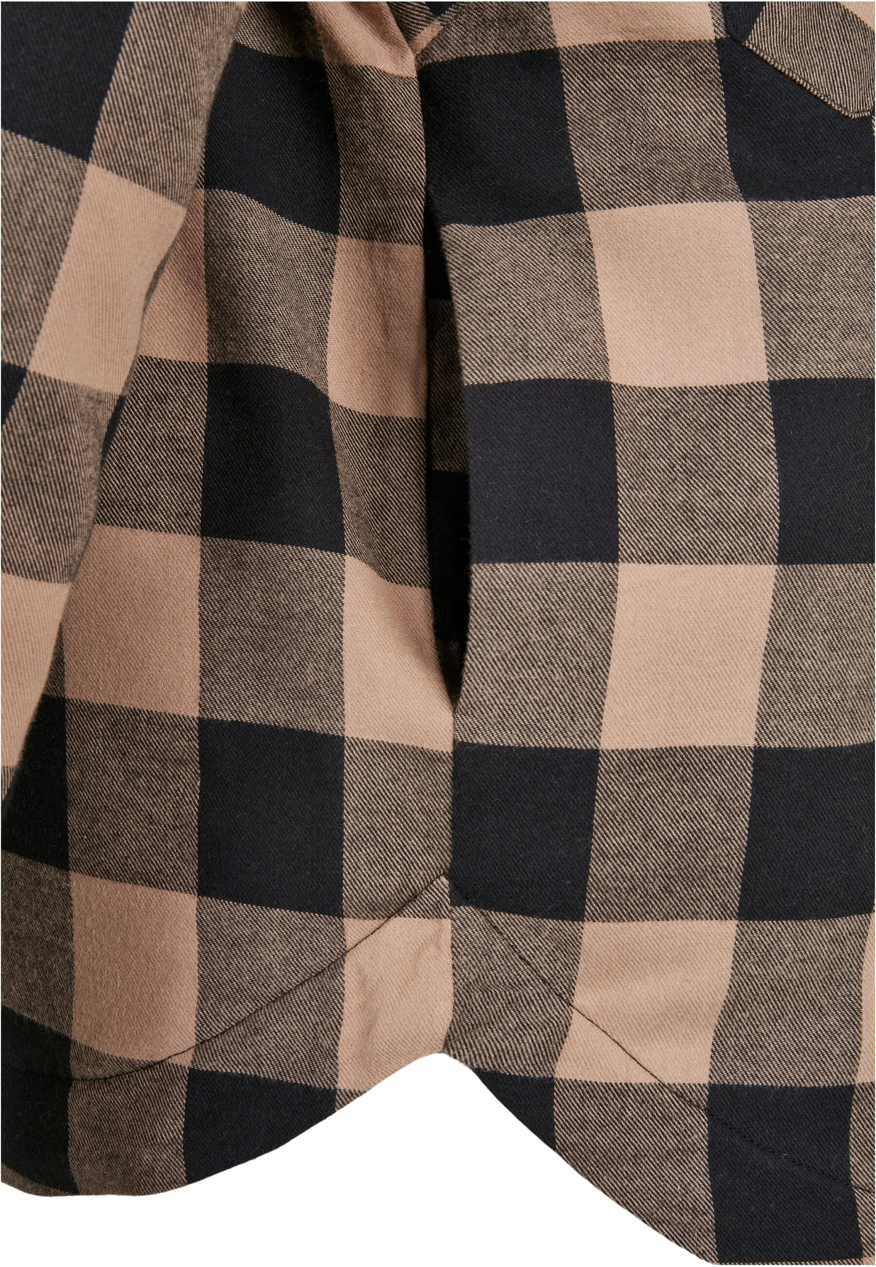 Urban Classics - Flanell Padded Black/Soft Taupe - Shirt | Women-Image