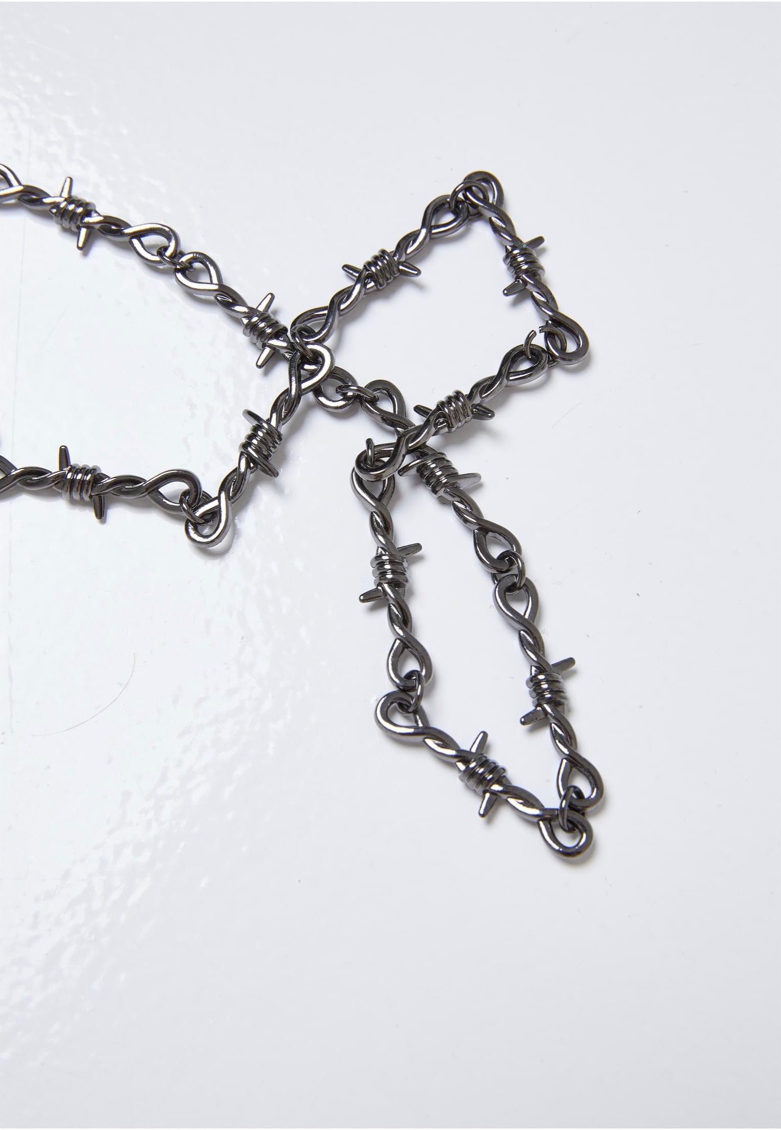 Urban Classics - Barbed Wire Gunmetal - Necklace | Neutral-Image