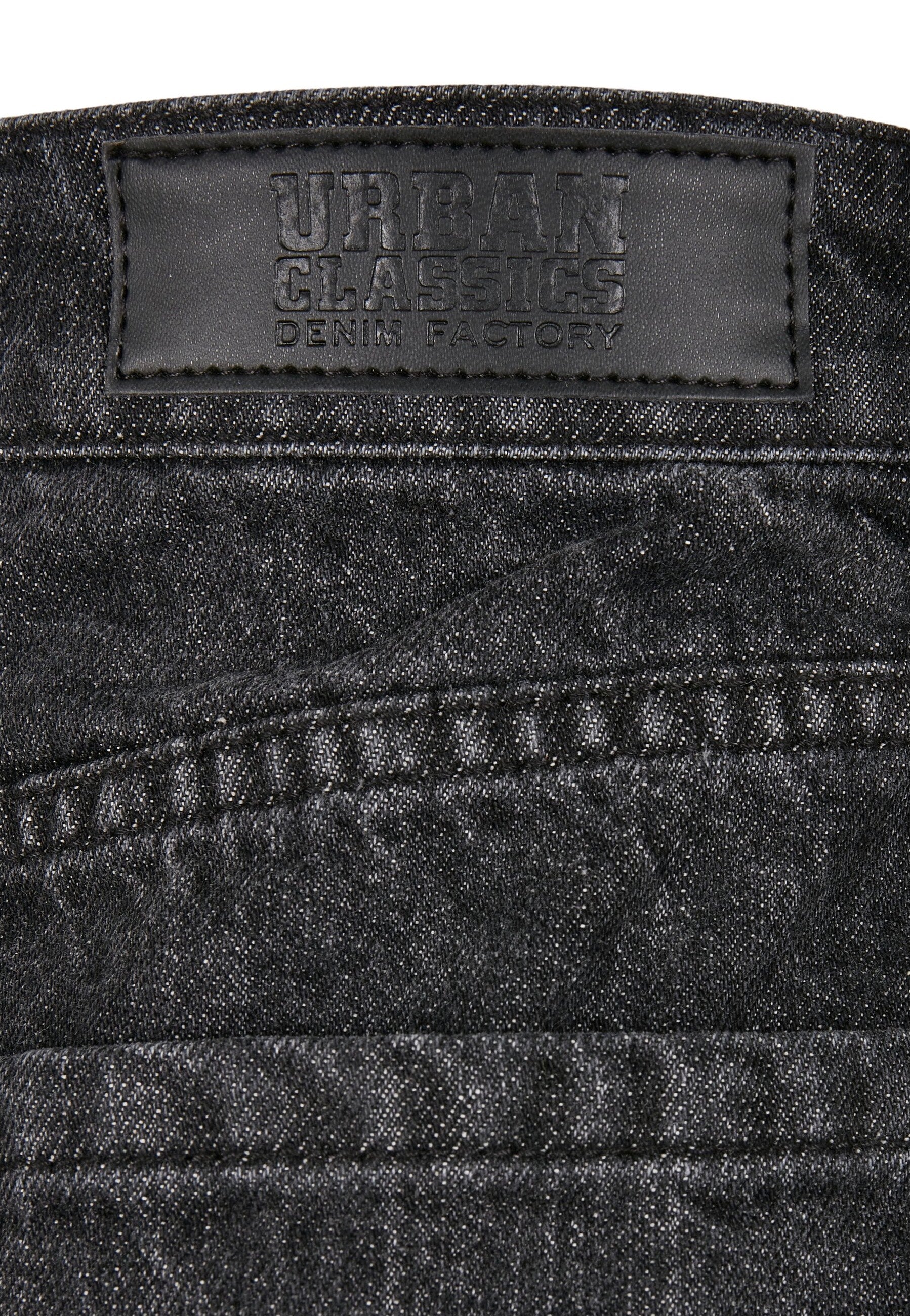 Urban Classics - Ladies High Waist 90´S Wide Leg Denim Black Washed - Jeans | Women-Image