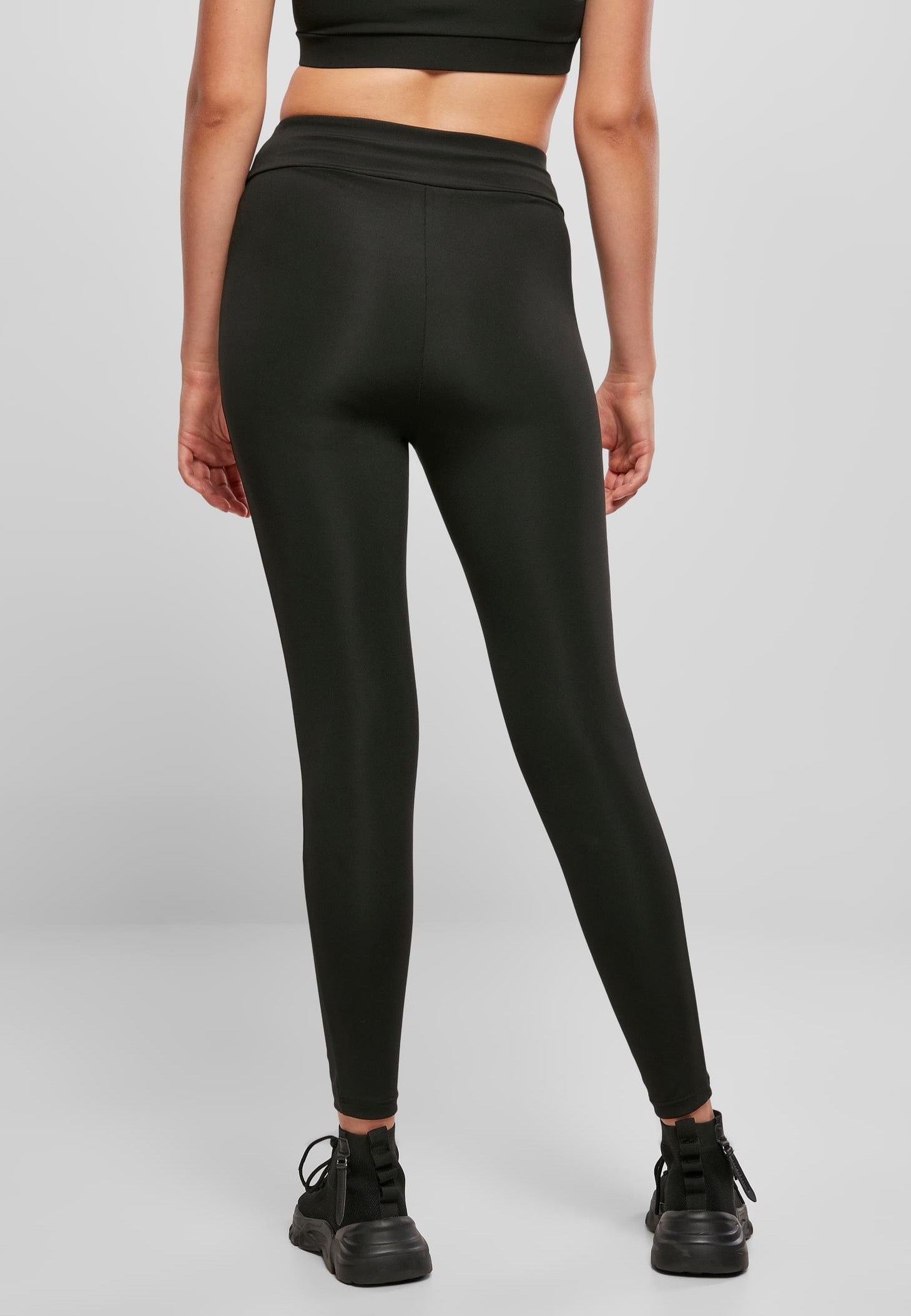 Urban Classics - Ladies Recycled High Waist Black - Leggings | Women-Image