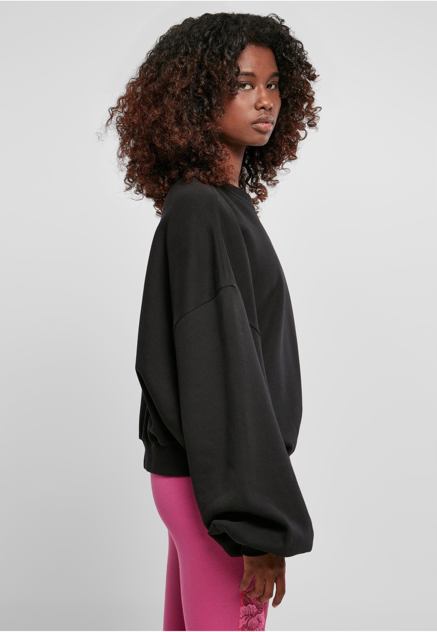 Urban Classics - Ladies Oversized Triangle Black - Sweater | Women-Image