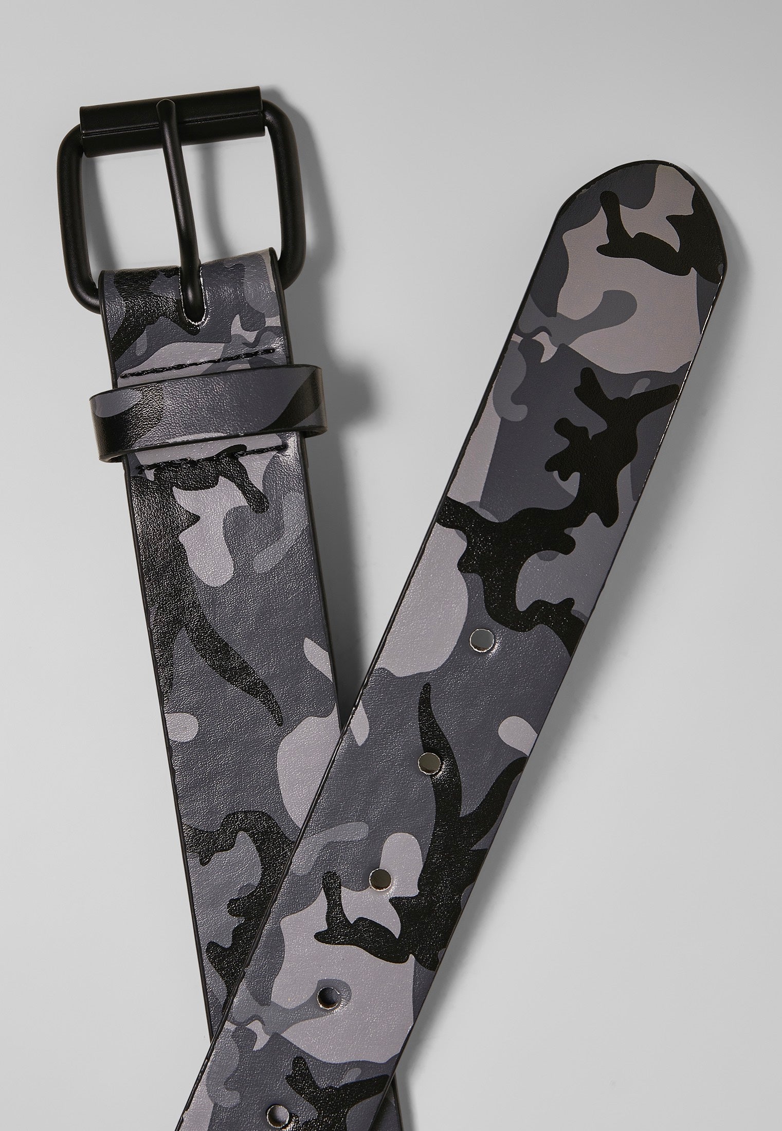 Urban Classics - Synthetic Leather Darkcamo - Belt | Neutral-Image