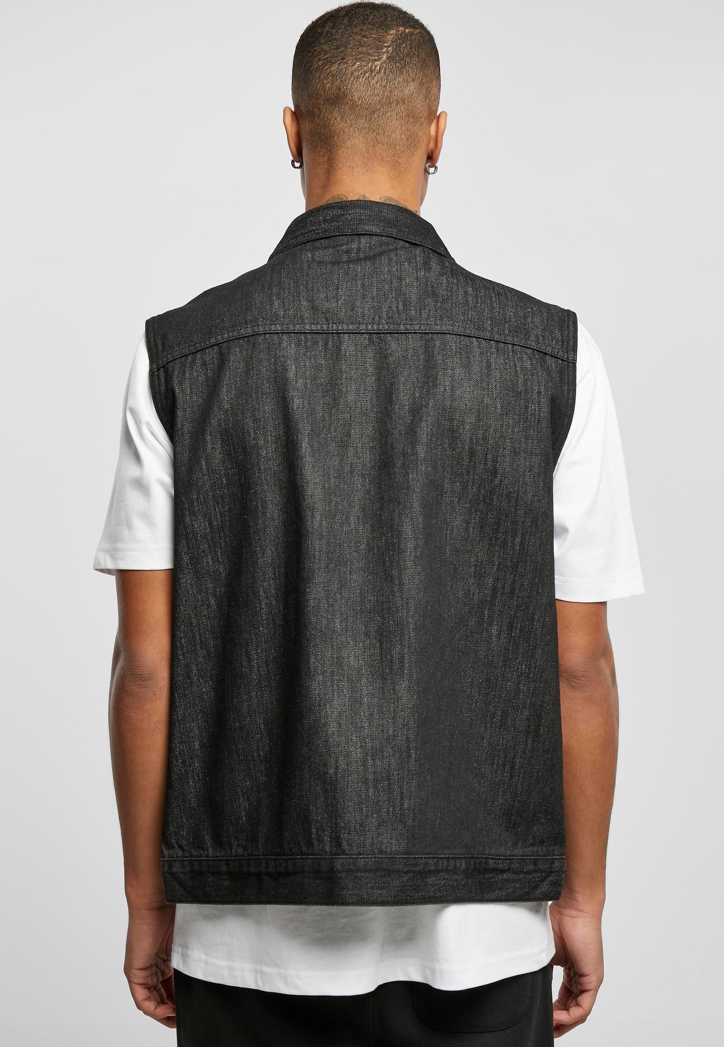 Urban Classics - Denim Black Washed - Jeans Vest | Men-Image