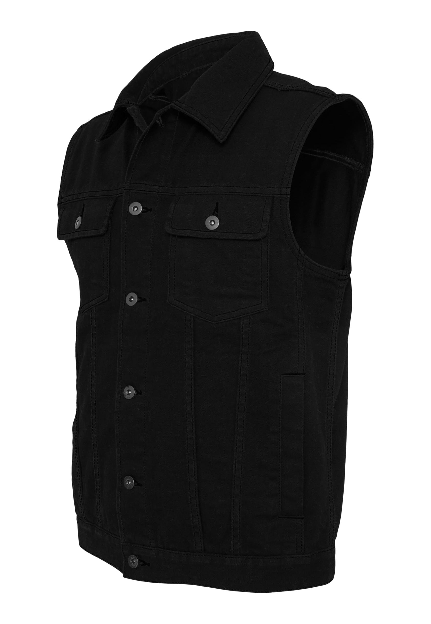 Urban Classics - Denim Black Dark - Jeans Vest | Men-Image