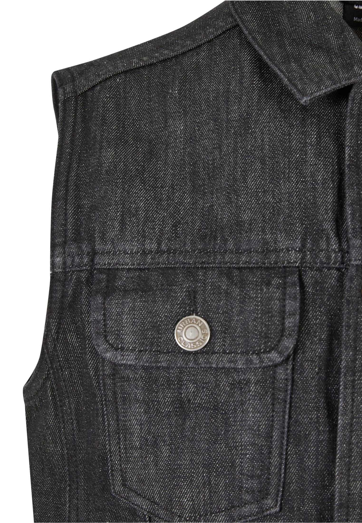 Urban Classics - Denim Black Washed - Jeans Vest | Men-Image