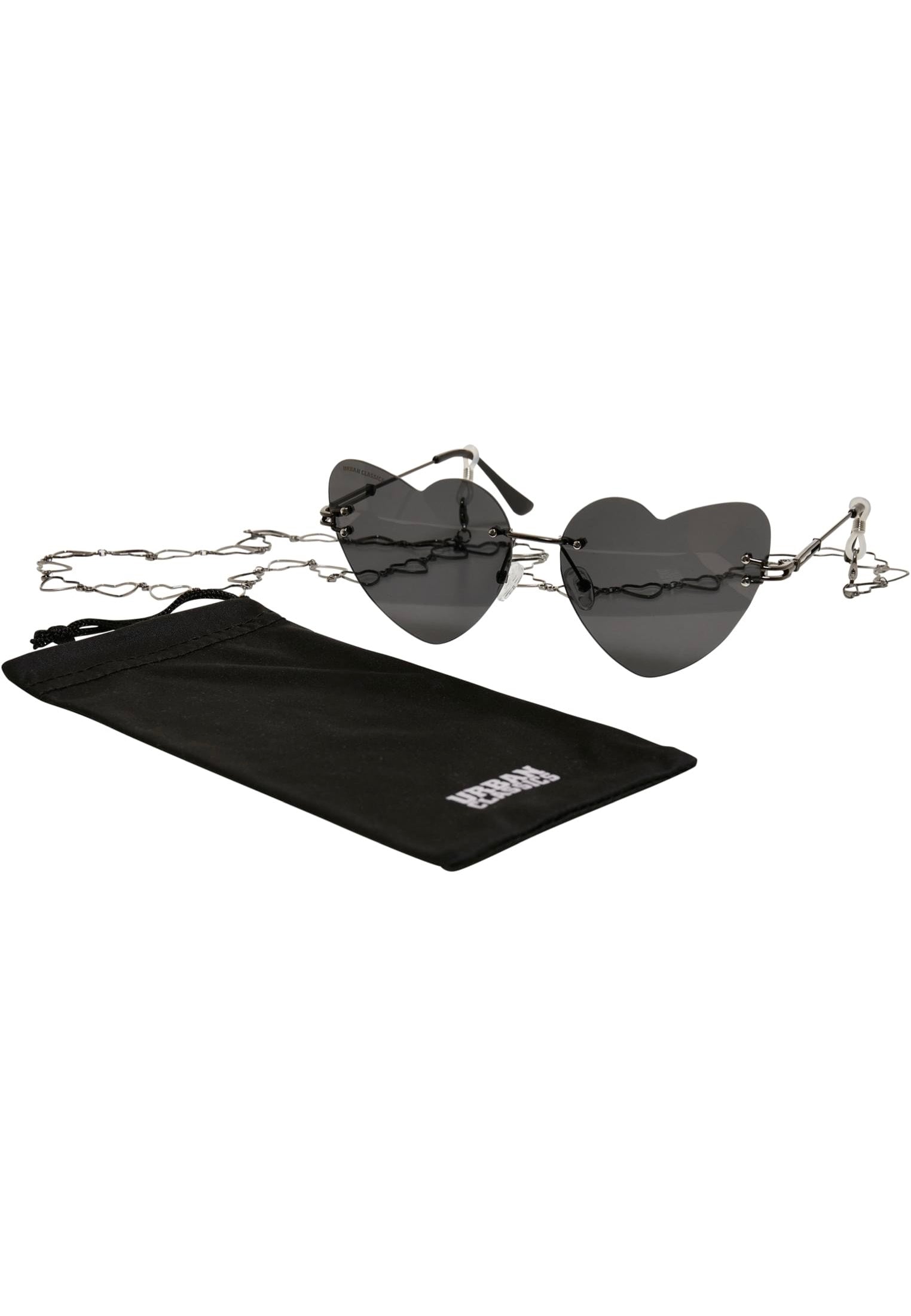 Urban Classics - Heart With Chains Black/Black - Sunglasses | Neutral-Image