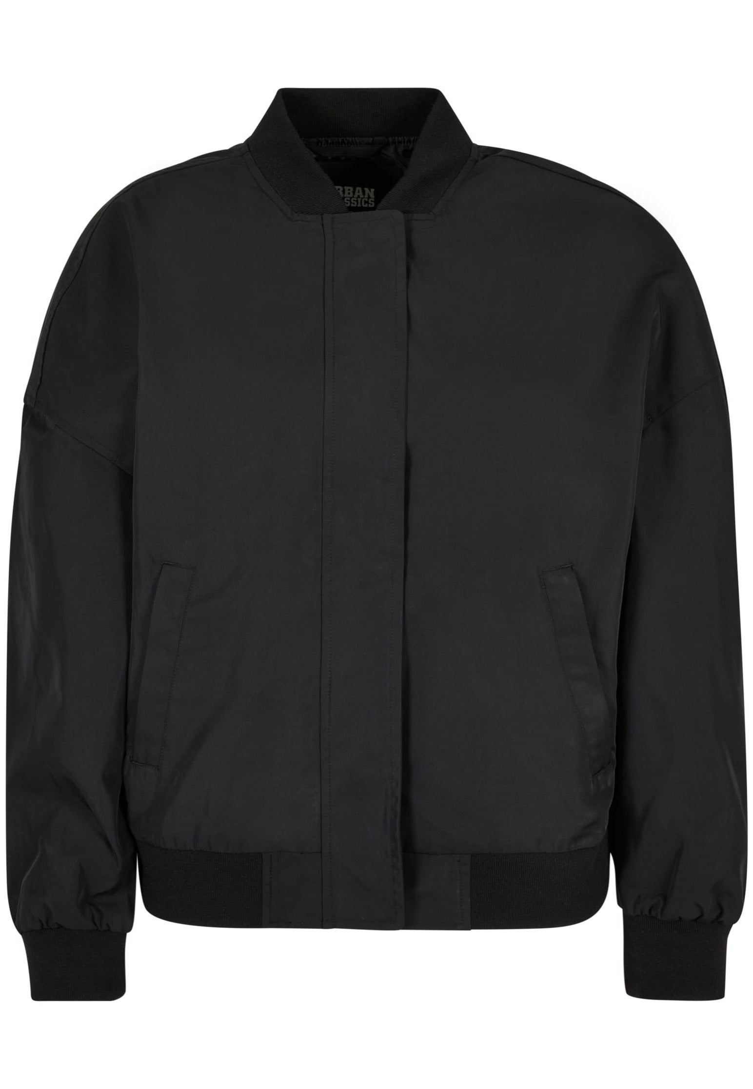 Urban Classics - Ladies Recycled Oversized Light Bomber Black - Jacket | Women-Image