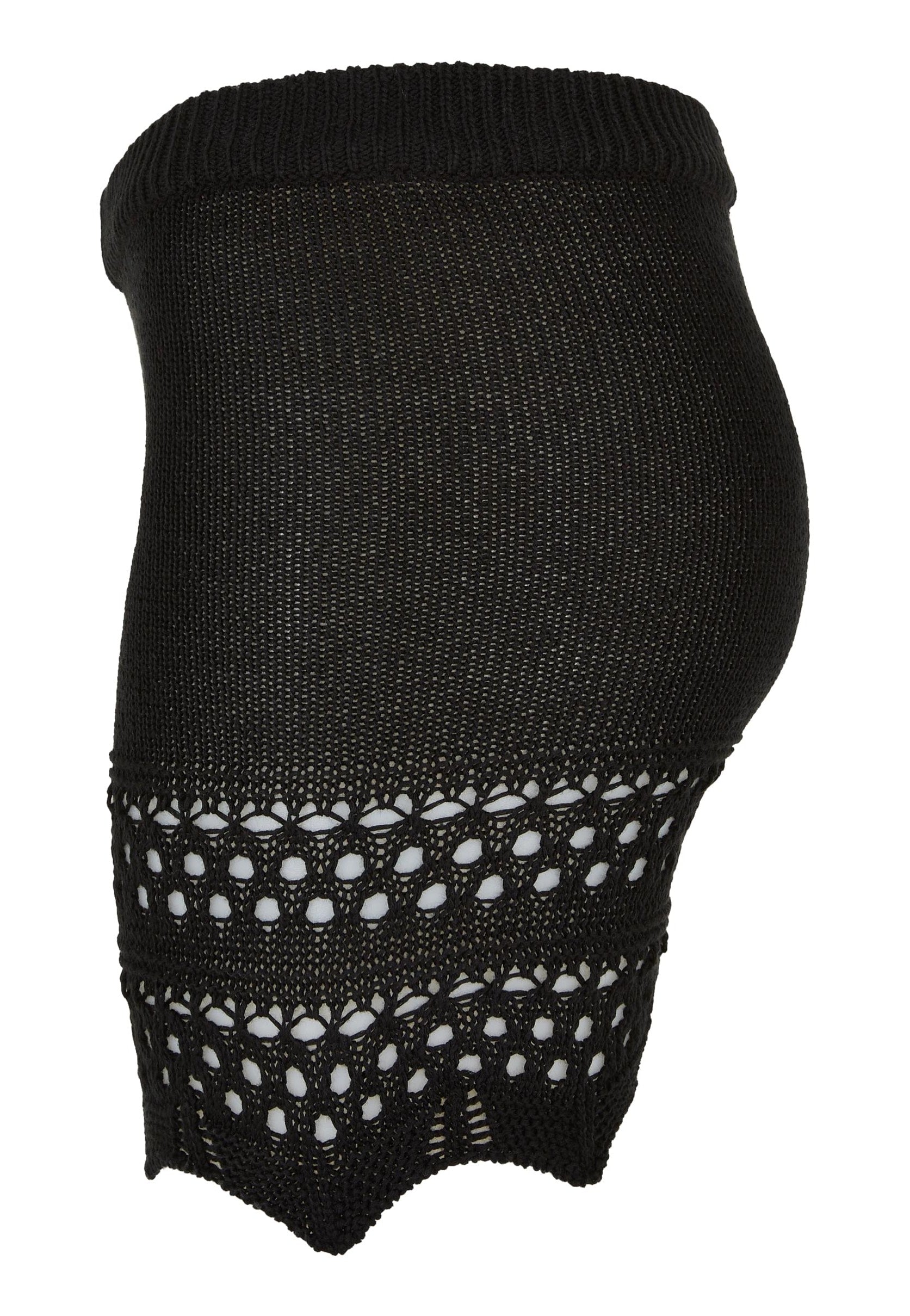 Urban Classics - Ladies Crochet Knit Black - Shorts | Women-Image