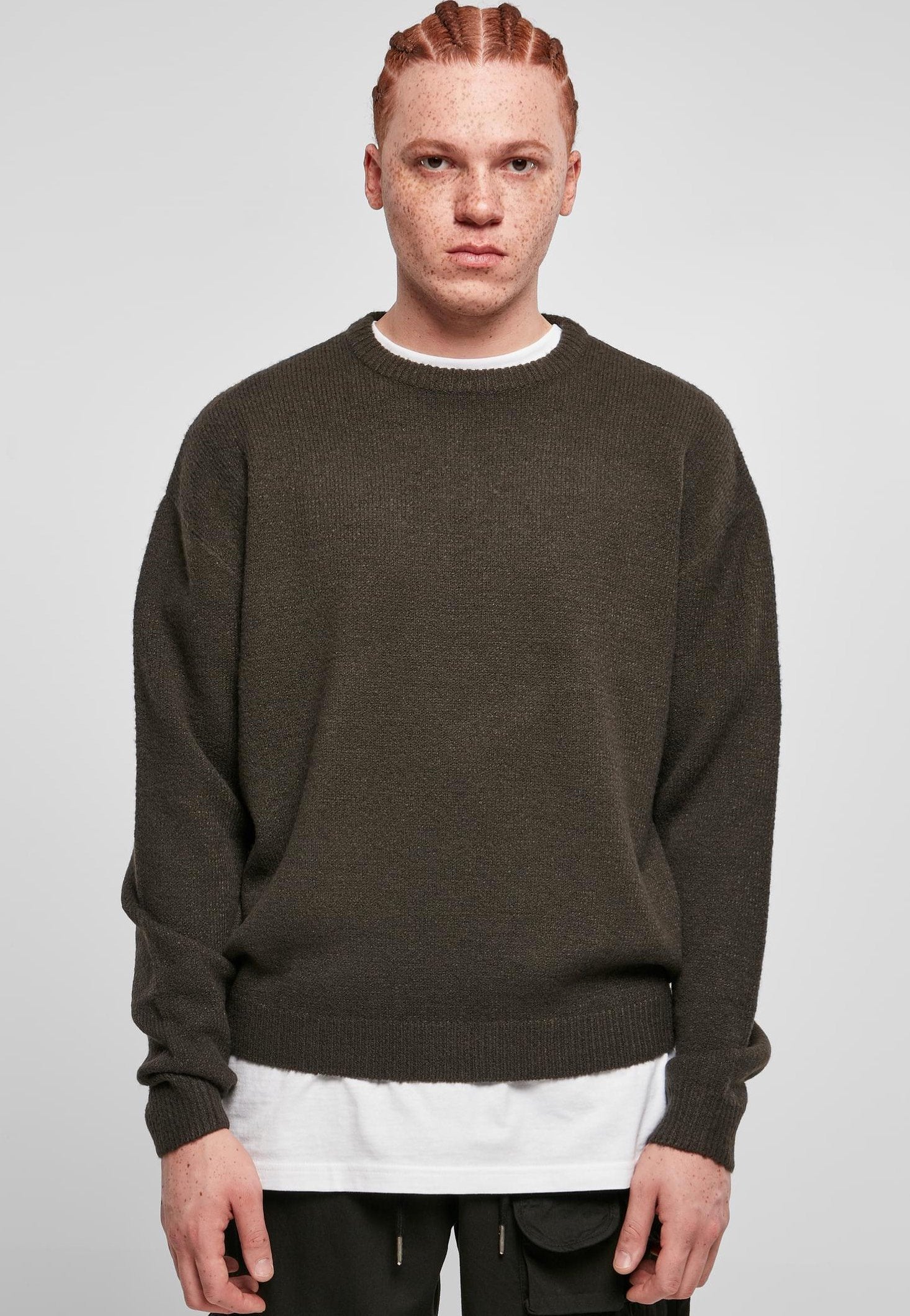 Urban Classics - Oversized Chunky Blackbird - Pullover | Men-Image