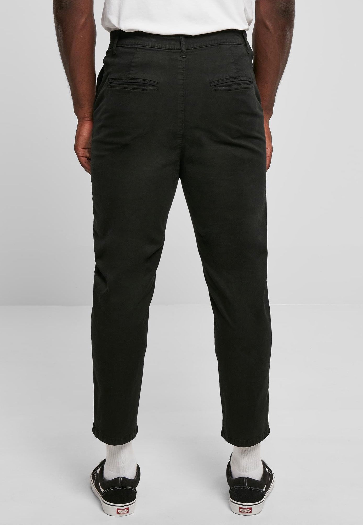 Urban Classics - Cropped Chino Black - Pants | Men-Image