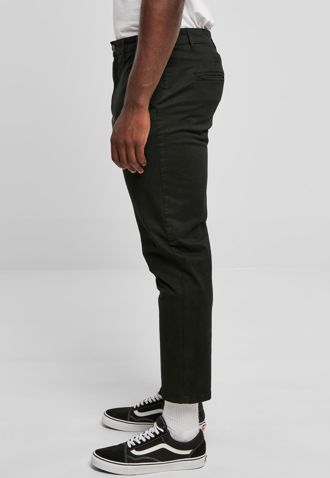 Urban Classics - Cropped Chino Black - Pants | Men-Image