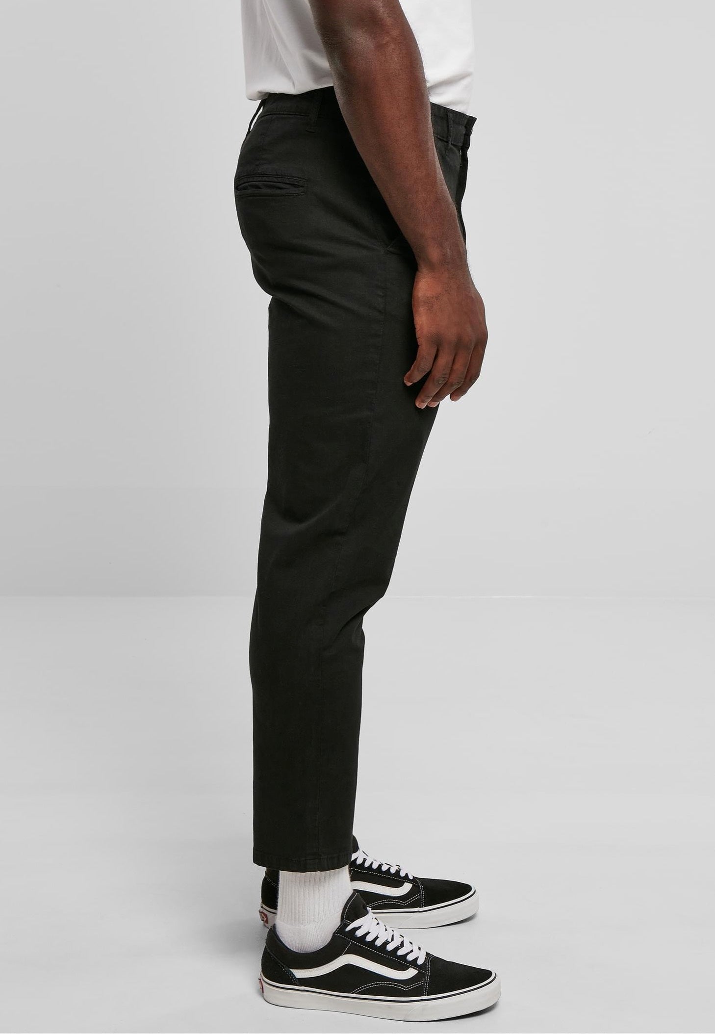 Urban Classics - Cropped Chino Black - Pants | Men-Image