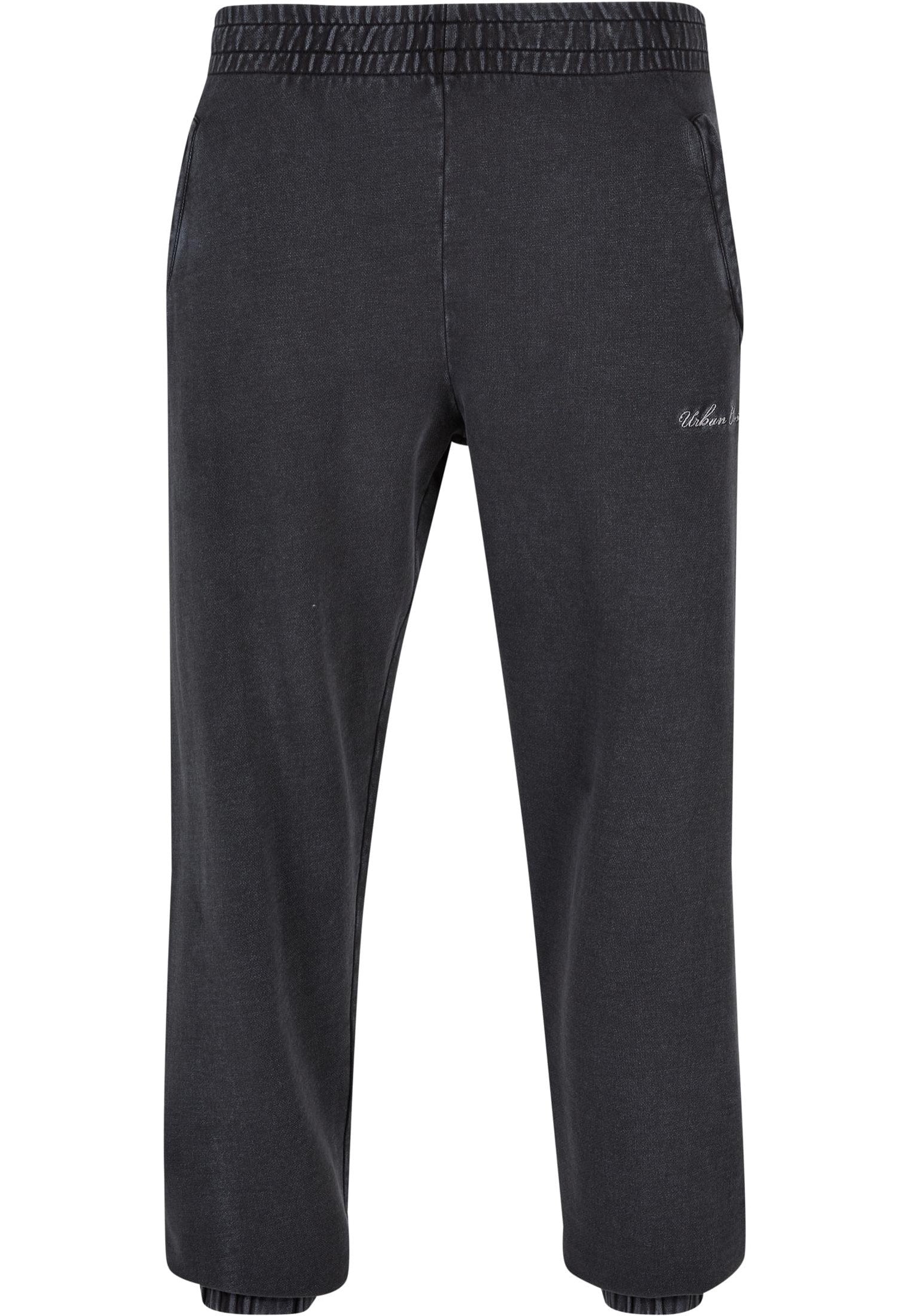 Urban Classics - Small Embroidery Black - Sweat Pants | Men-Image