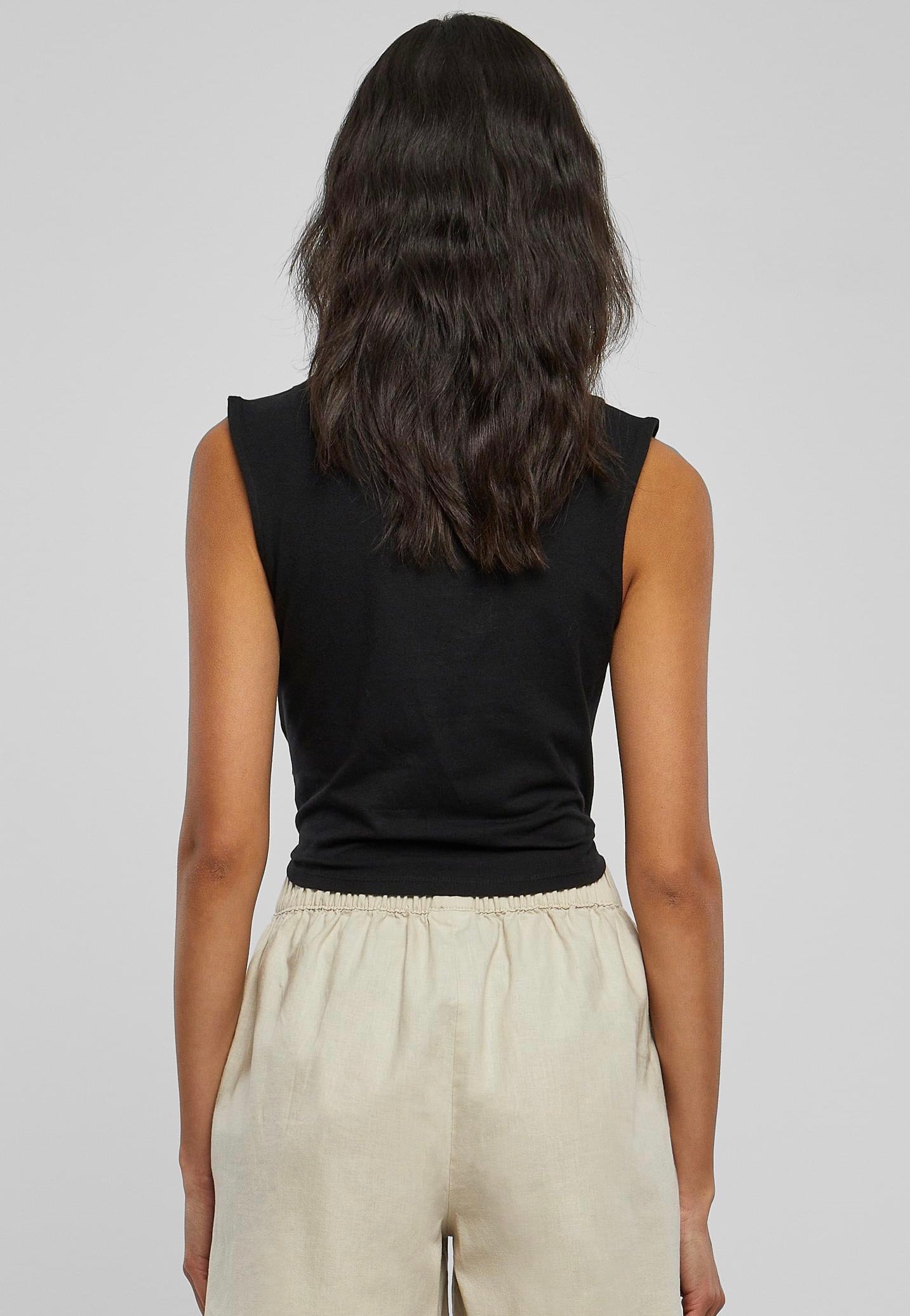 Urban Classics - Ladies Short Corsage Black - Top | Women-Image