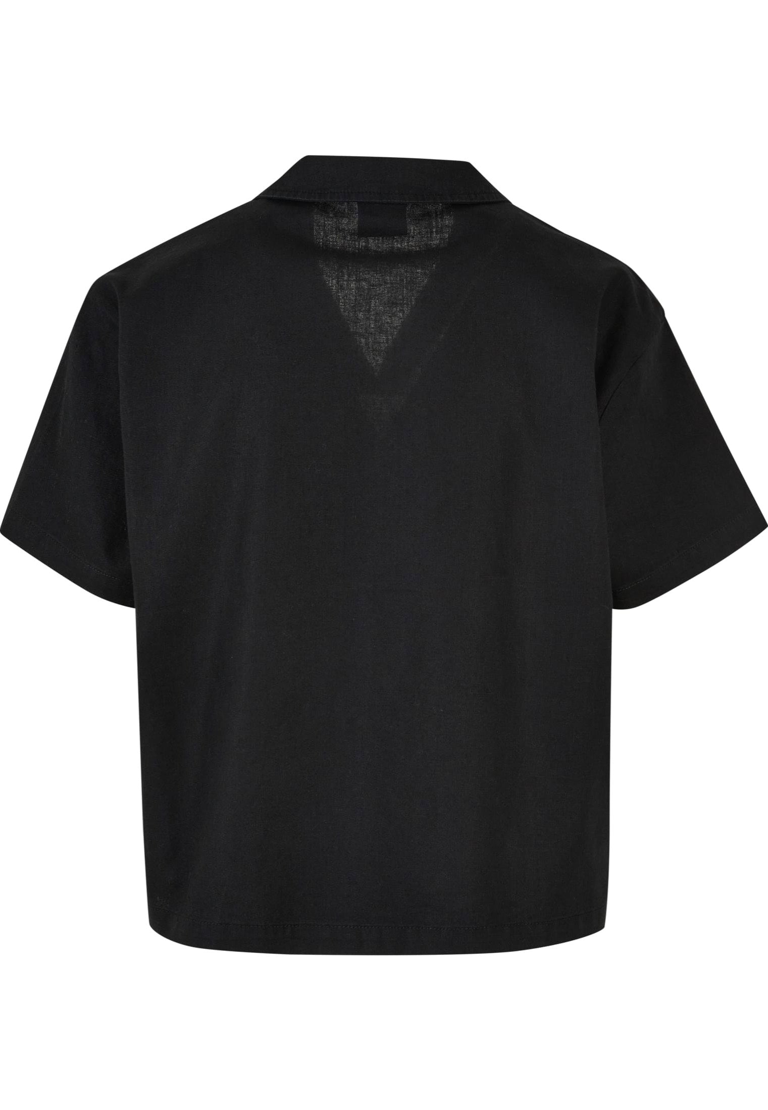 Urban Classics - Ladies Linen Mixed Resort Black - Shirt | Women-Image