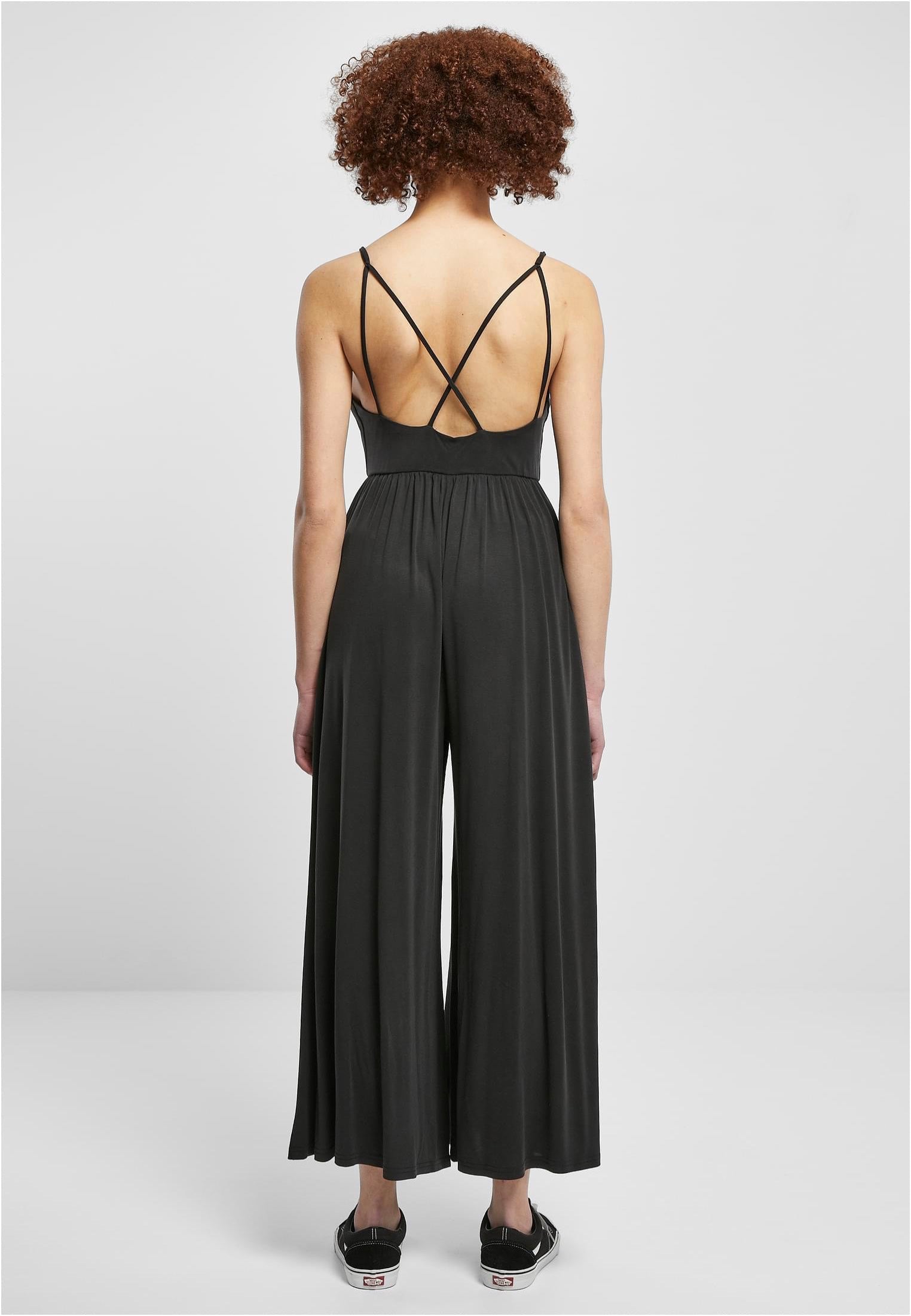 Urban Classics - Ladies Modal Spaghetti Black - Jumpsuit | Women-Image