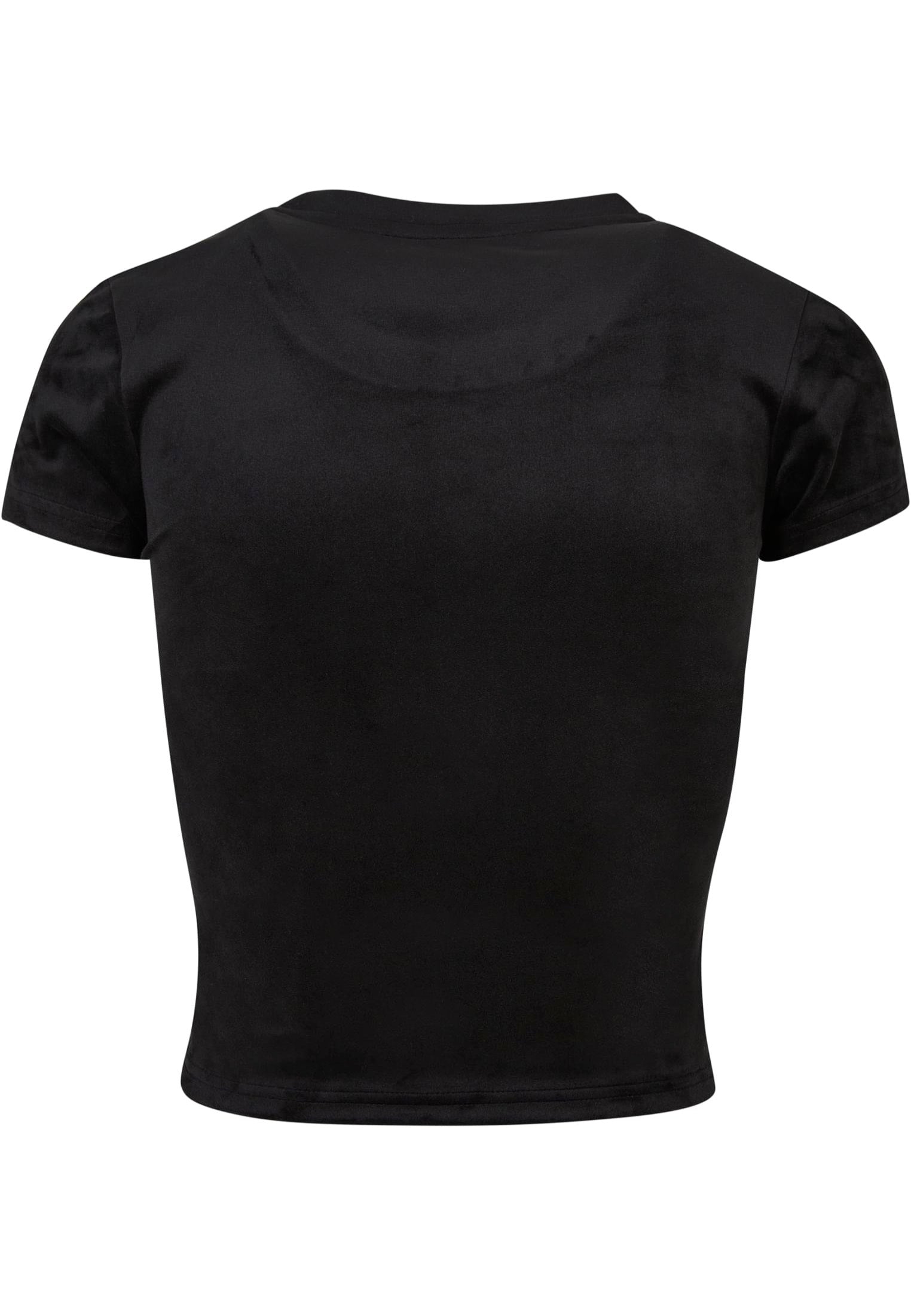 Urban Classics - Short Velvet Black - T-Shirt | Women-Image