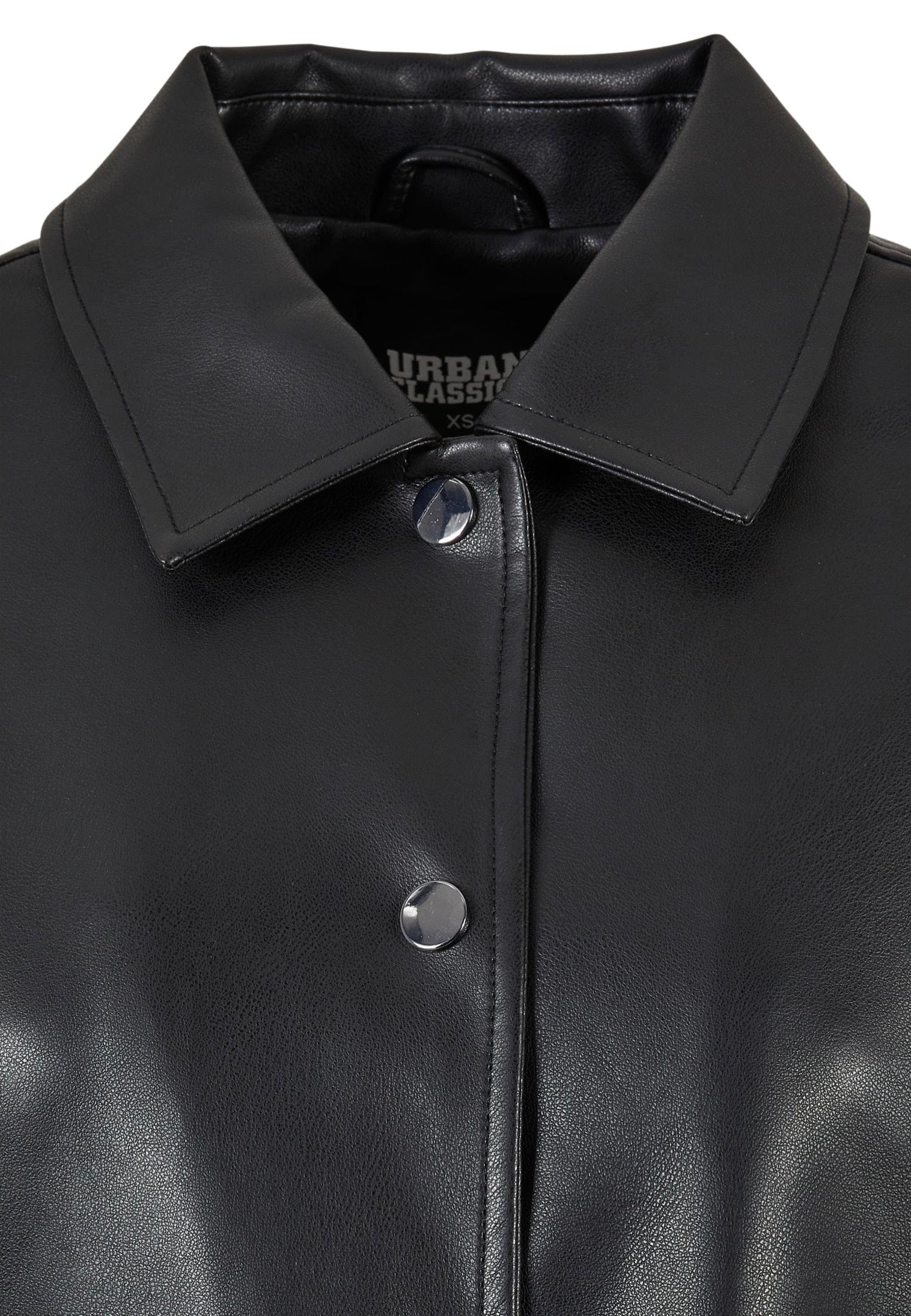 Urban Classics - Faux Leather Black - Leather Jacket | Women-Image