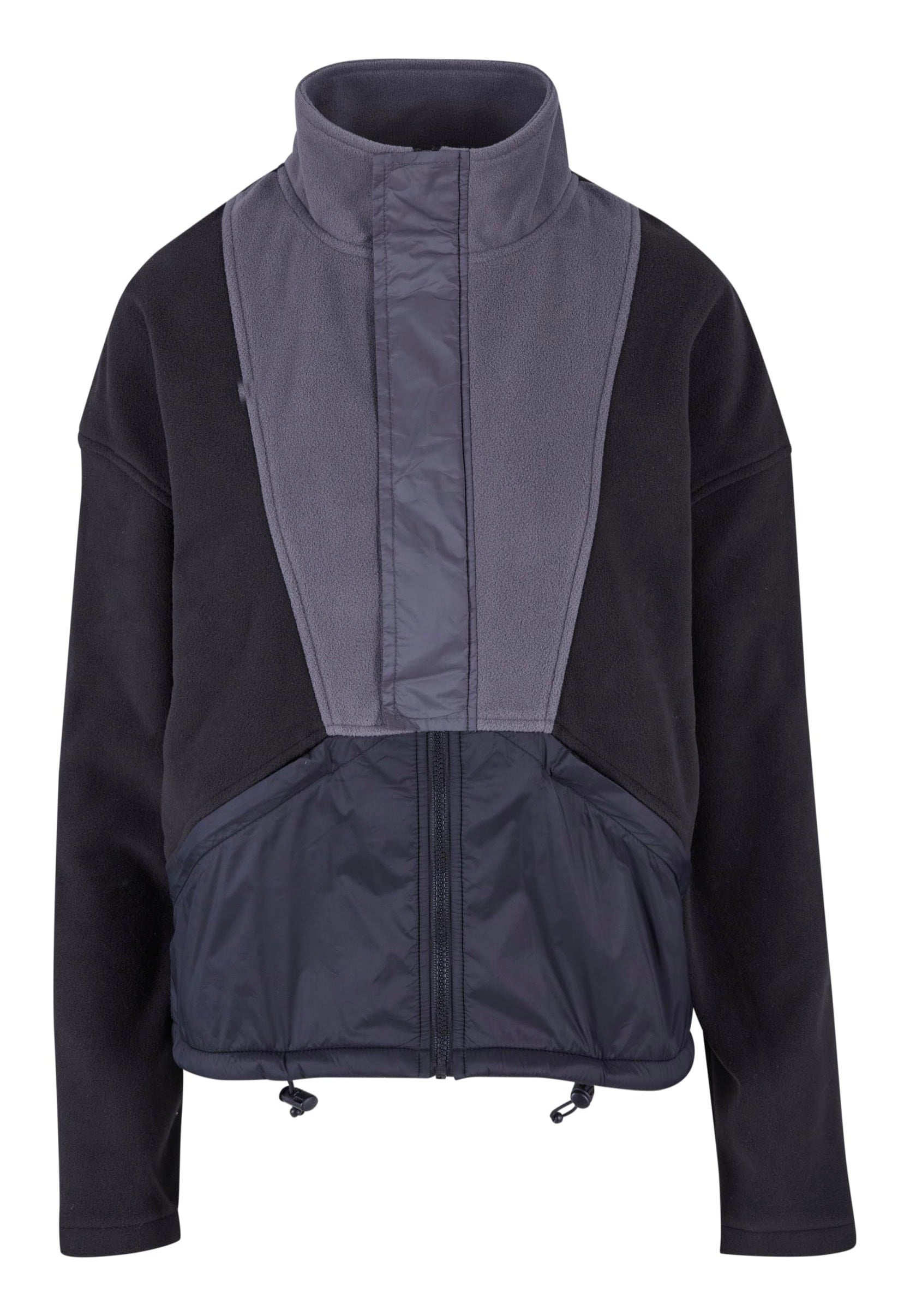 Urban Classics - Ladies Polarfleece Black/Darkshadow - Track Jacket | Women-Image