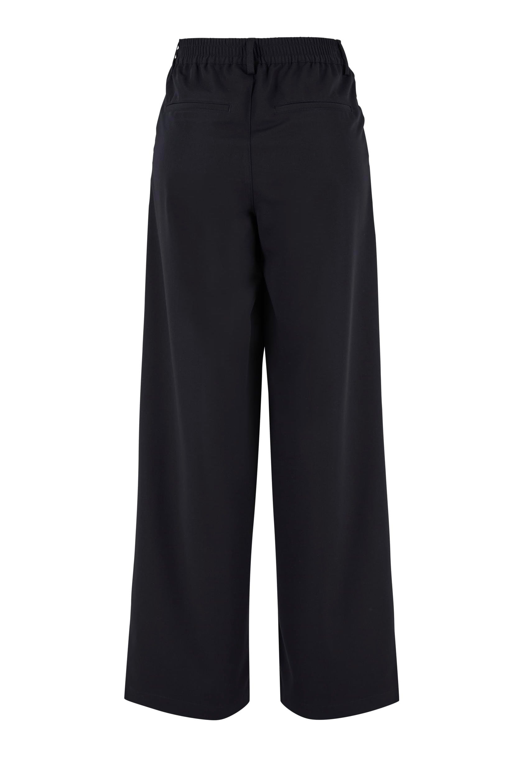 Urban Classics - Ladies Ultra Wide Pleat Front Black - Pants | Women-Image