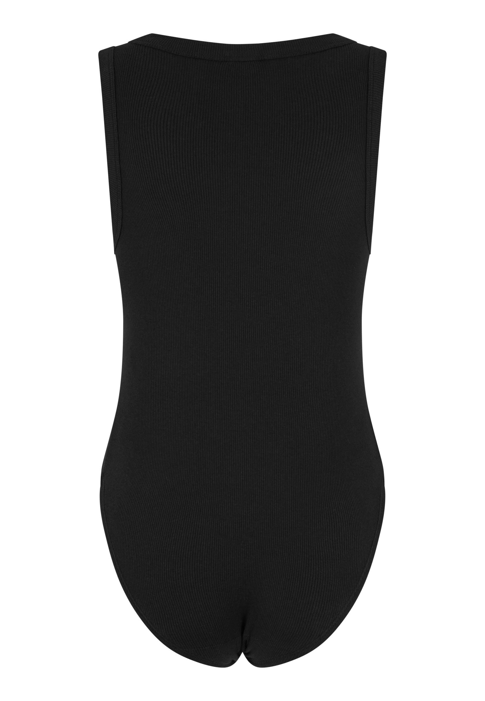 Urban Classics - Ladies Rib Tank Black - Body | Women-Image