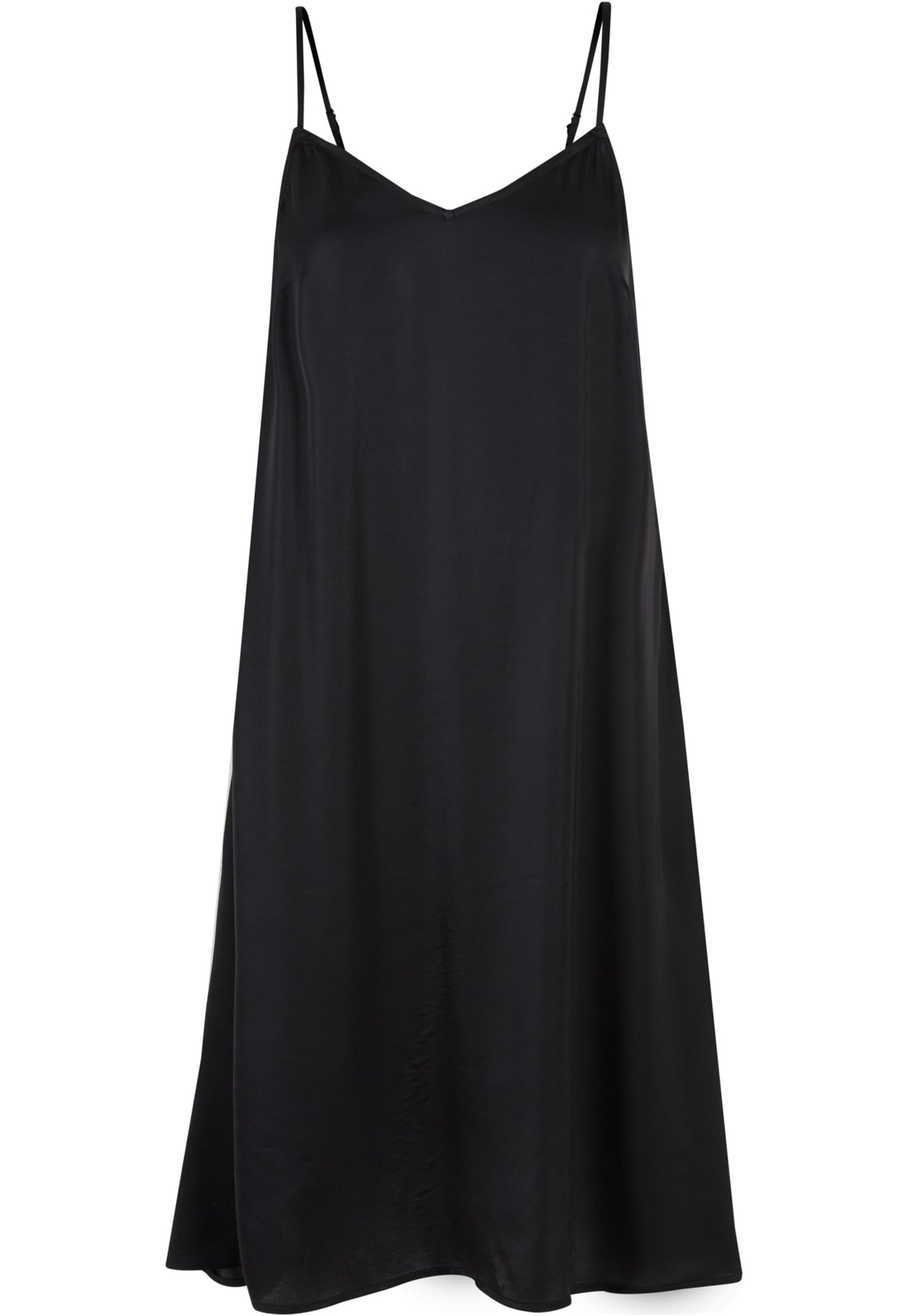 Urban Classics - Ladies Viscose Satin Slip Black - Dress | Women-Image