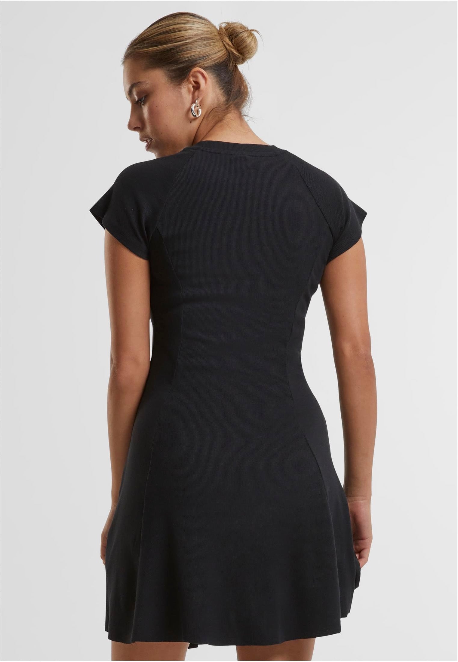 Urban Classics - Ladies Skater Rib Black - Dress | Women-Image