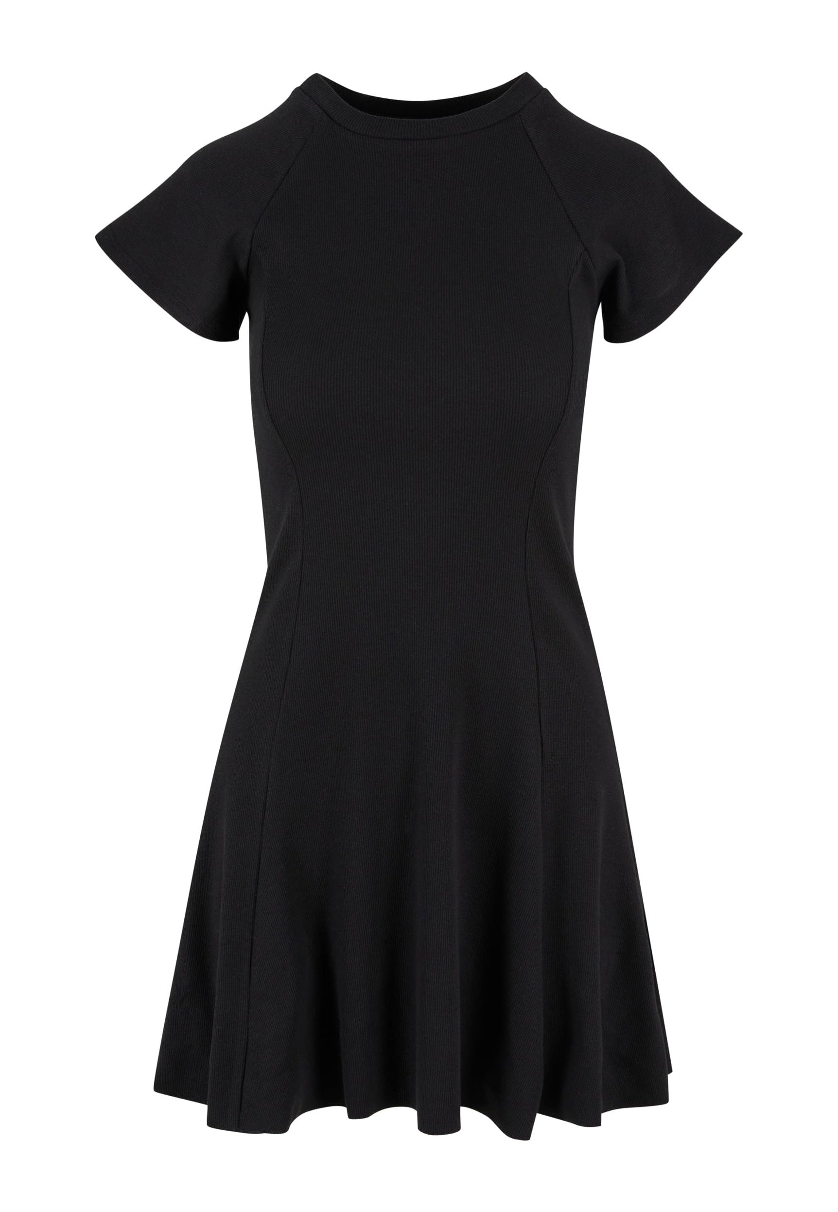 Urban Classics - Ladies Skater Rib Black - Dress | Women-Image