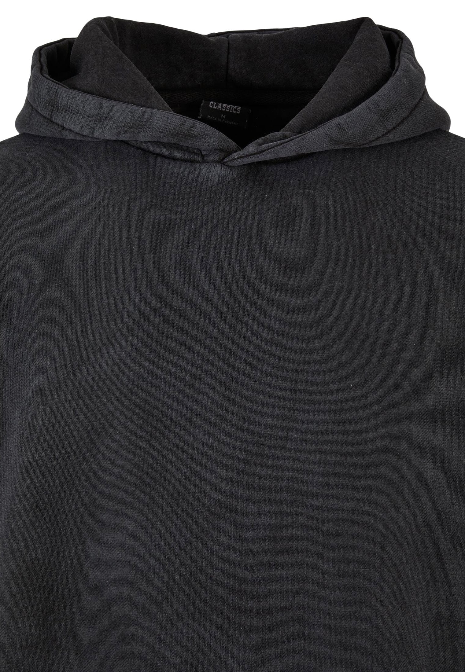 Urban Classics - Heavy Sand Washed Black - Hoodie | Men-Image