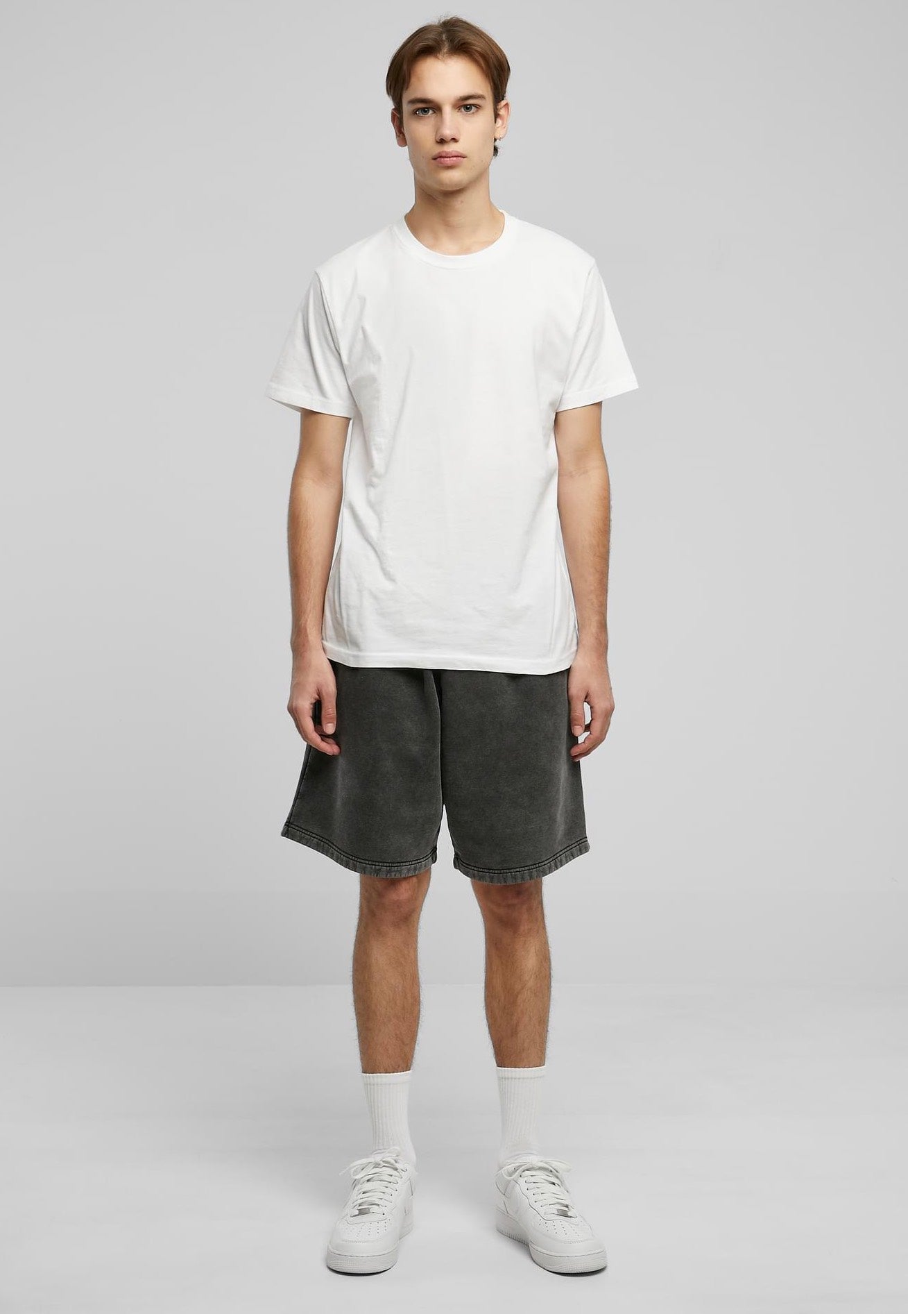 Urban Classics - Heavy Sand Washed Black - Shorts | Men-Image