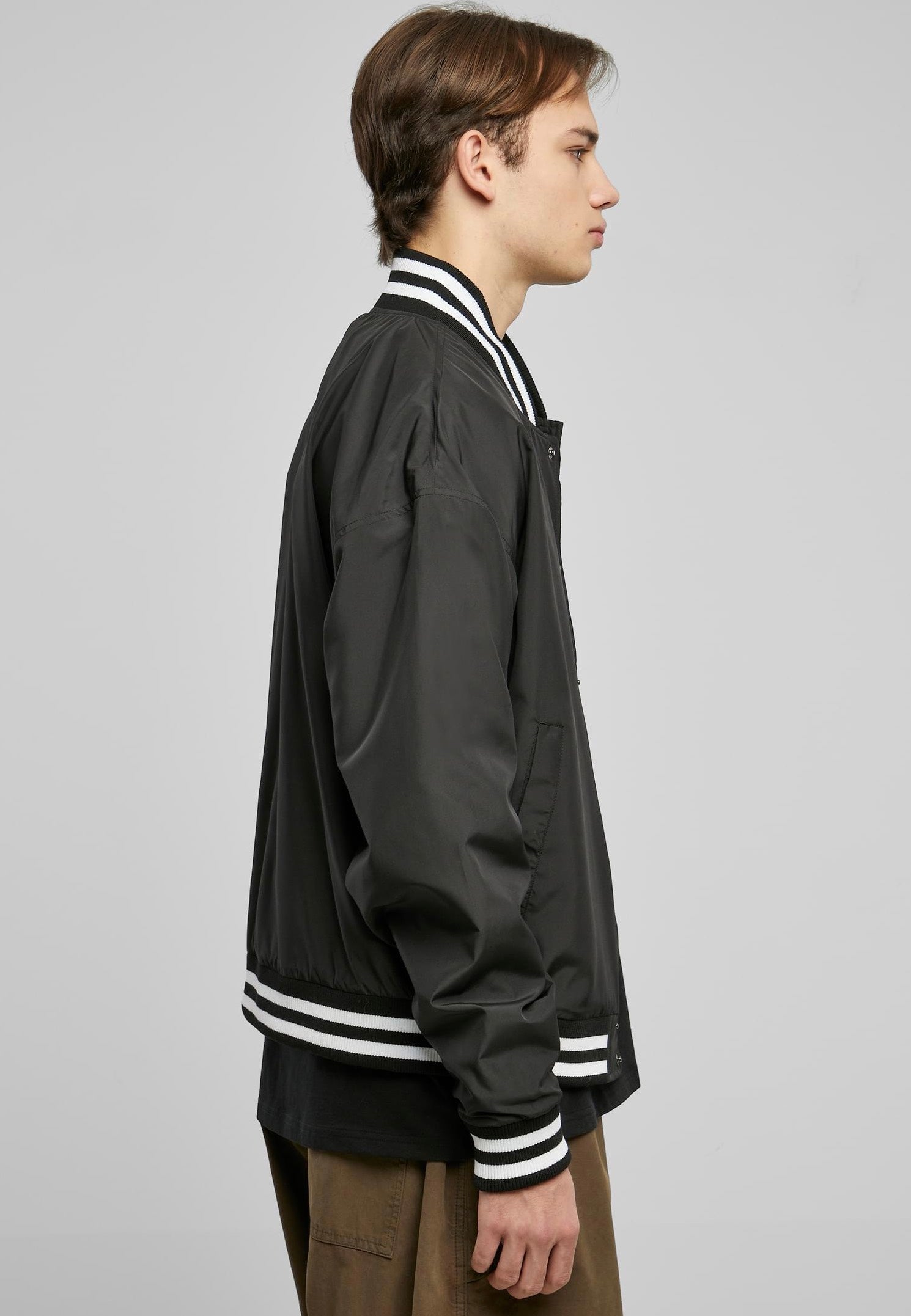 Urban Classics - Light College Black - College Jacket | Men-Image