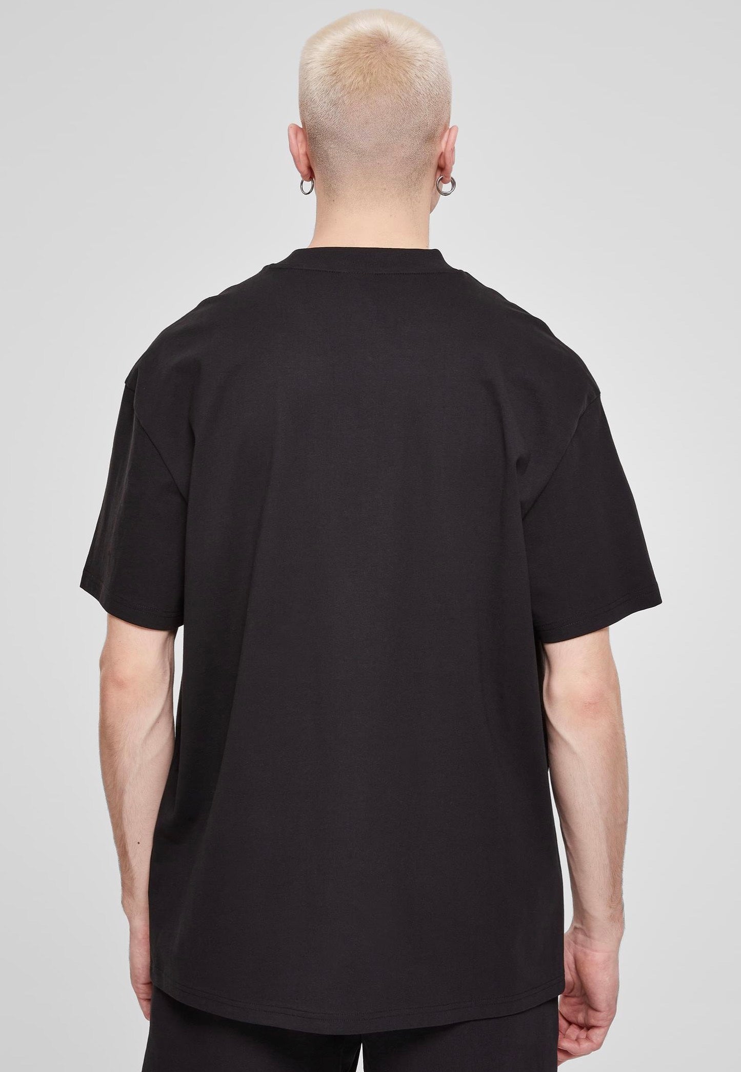 Urban Classics - Oversized Mid Embroidery Black - T-Shirt | Men-Image