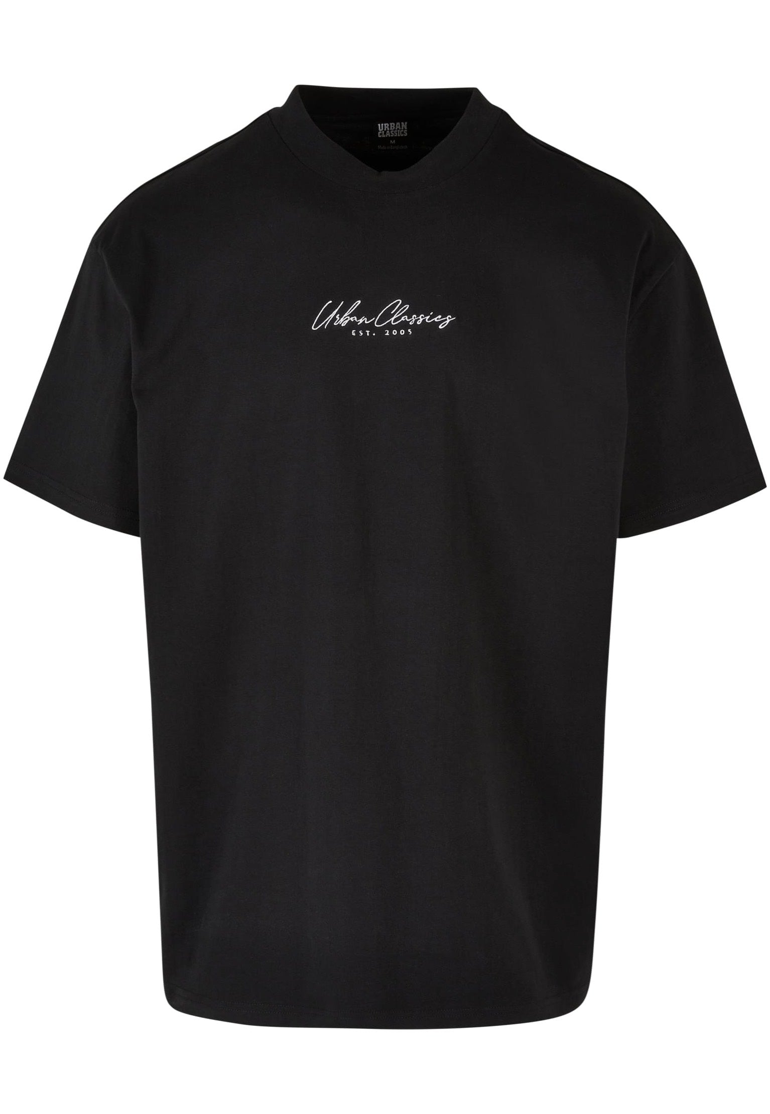 Urban Classics - Oversized Mid Embroidery Black - T-Shirt | Men-Image