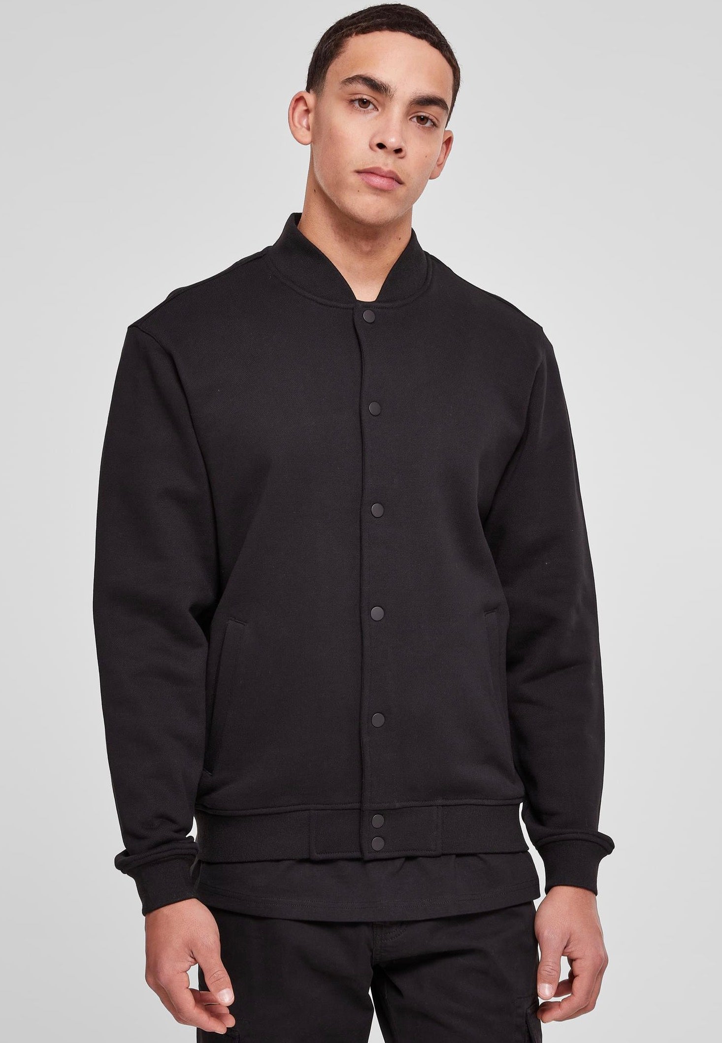 Urban Classics - Ultra Heavy Solid Black - College Jacket | Men-Image