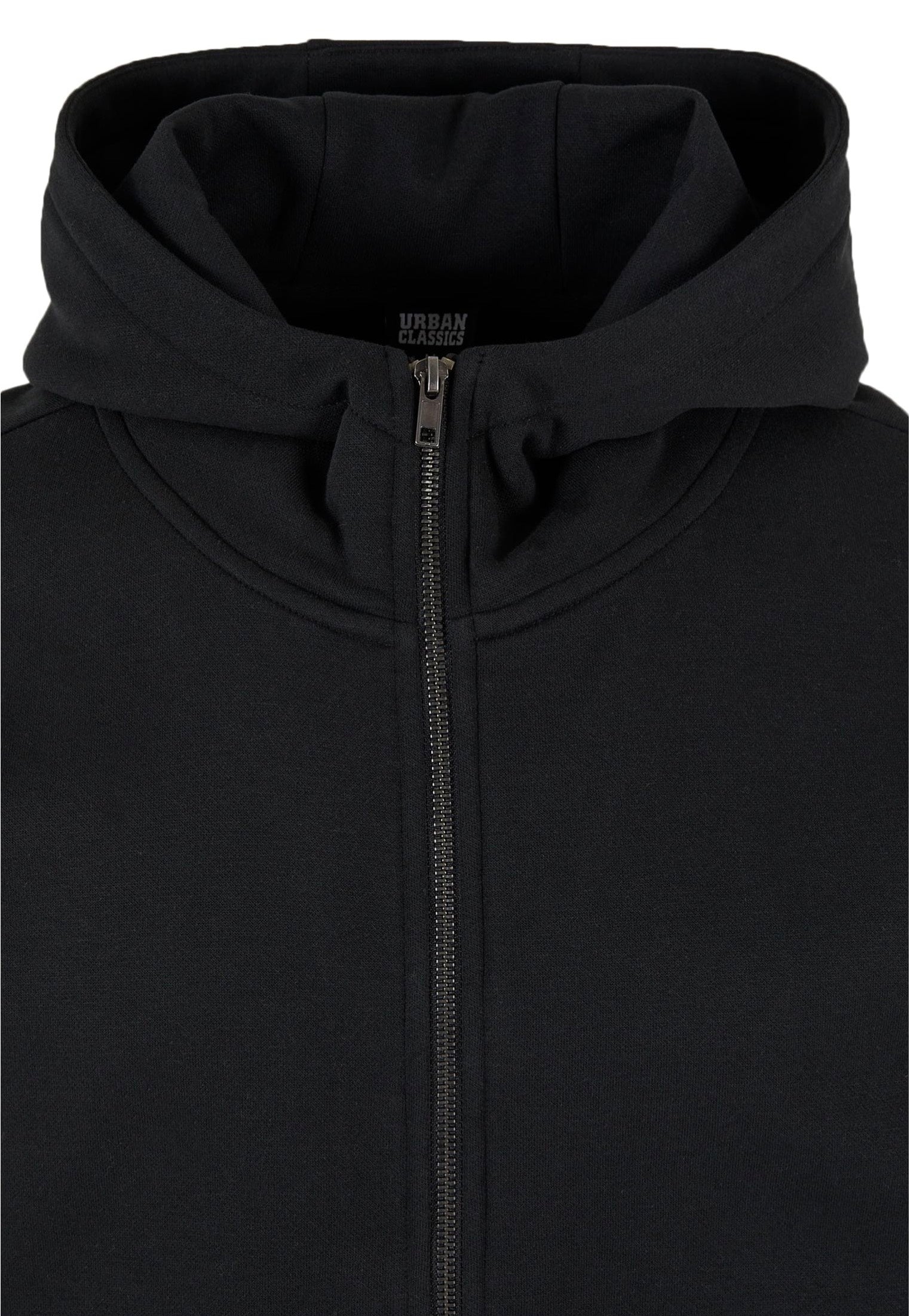 Urban Classics - High Neck Zip Black - Zipper | Men-Image