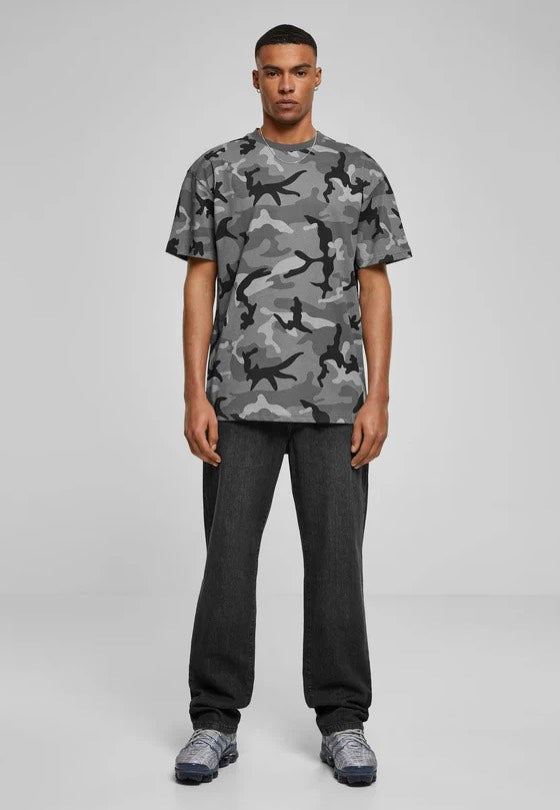 Urban Classics - Heavy Oversized Dark Camo - T-Shirt | Men-Image