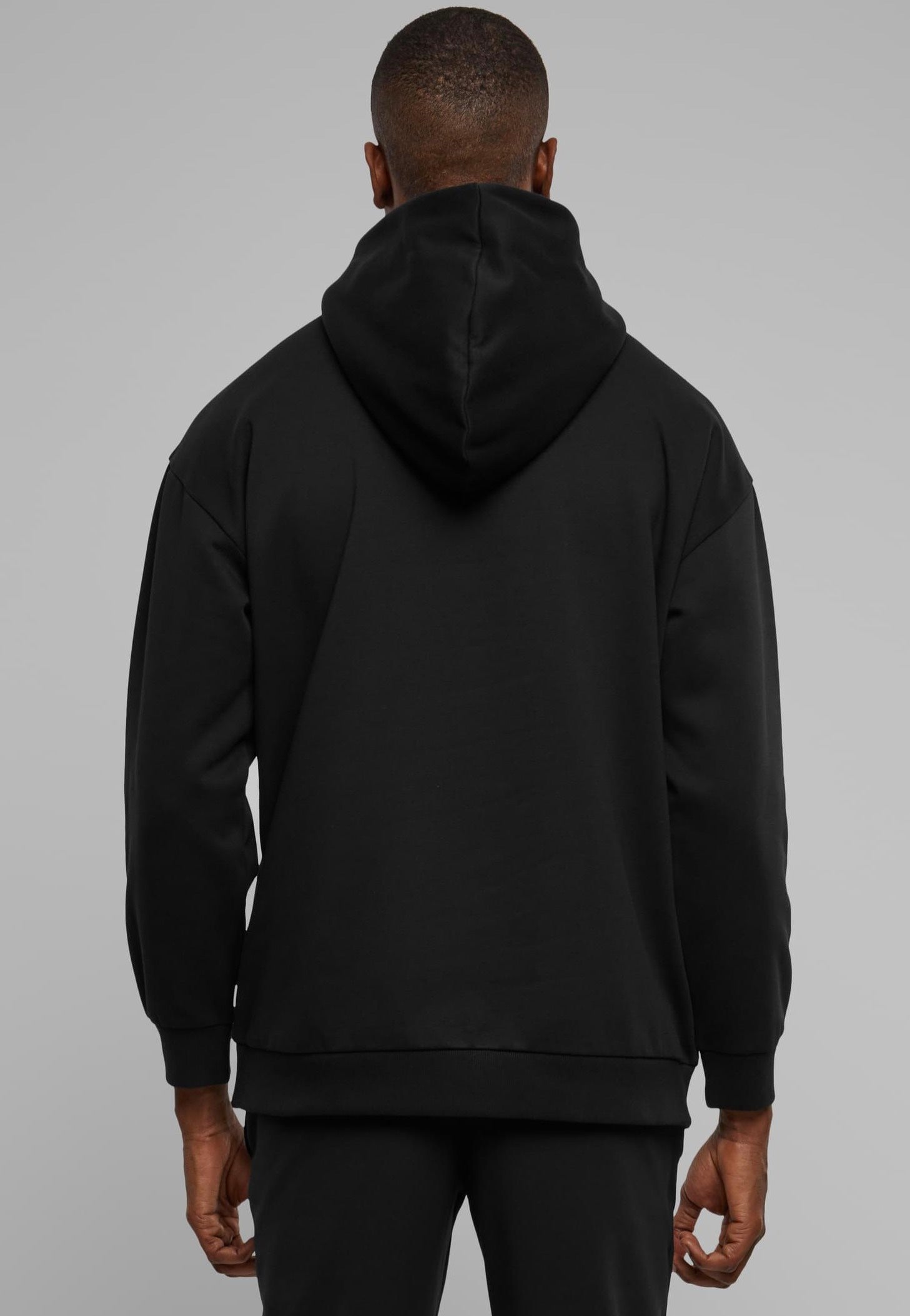 Urban Classics - Zipped High Neck Black - Hoodie | Men-Image