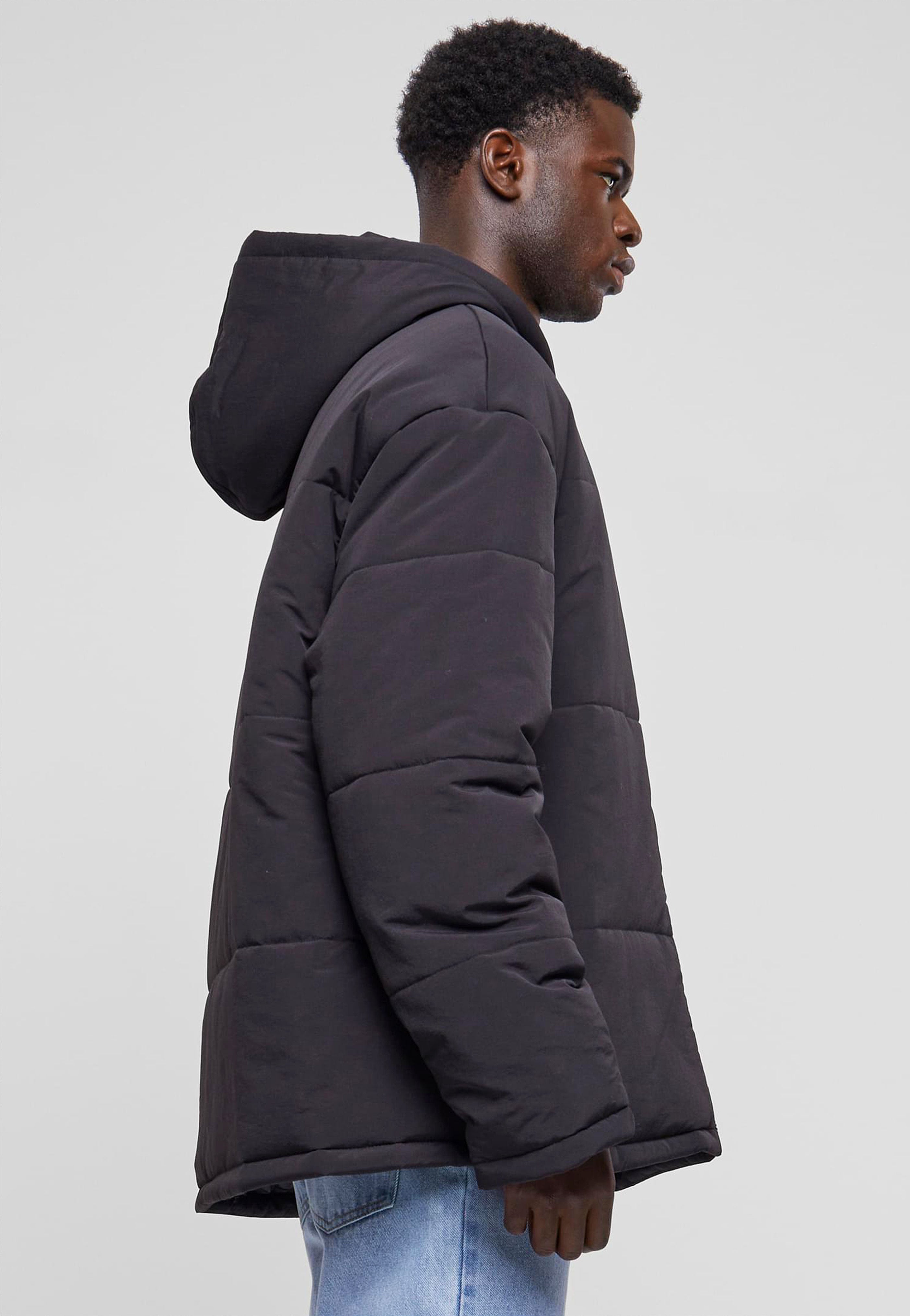 Urban Classics - Hooded Block Puffer Black - Jacket | Men-Image