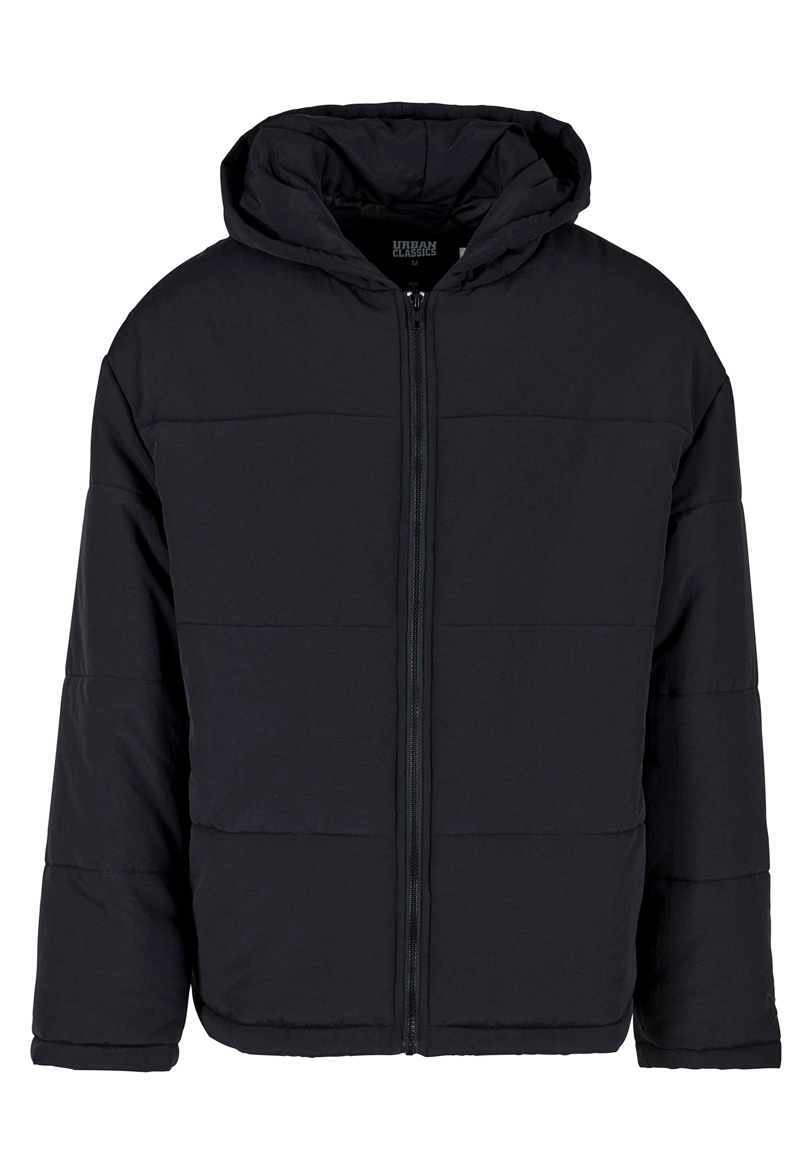 Urban Classics - Hooded Block Puffer Black - Jacket | Men-Image