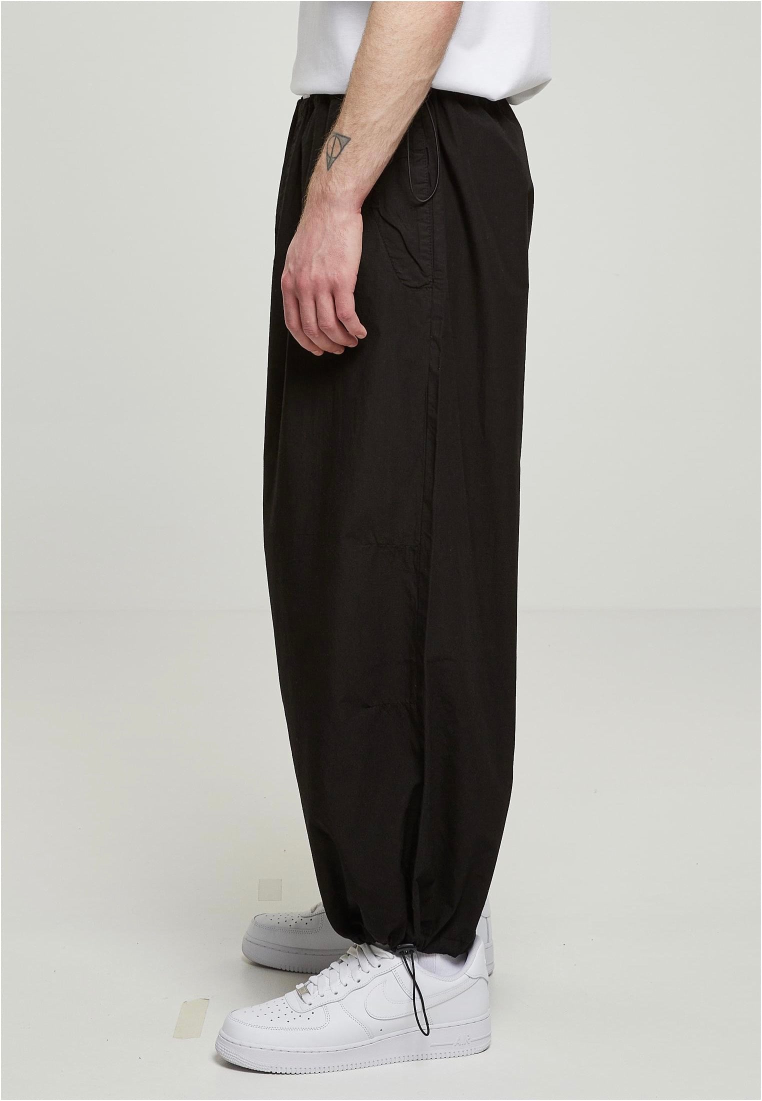 Urban Classics - Popline Parachute Black - Pants | Men-Image